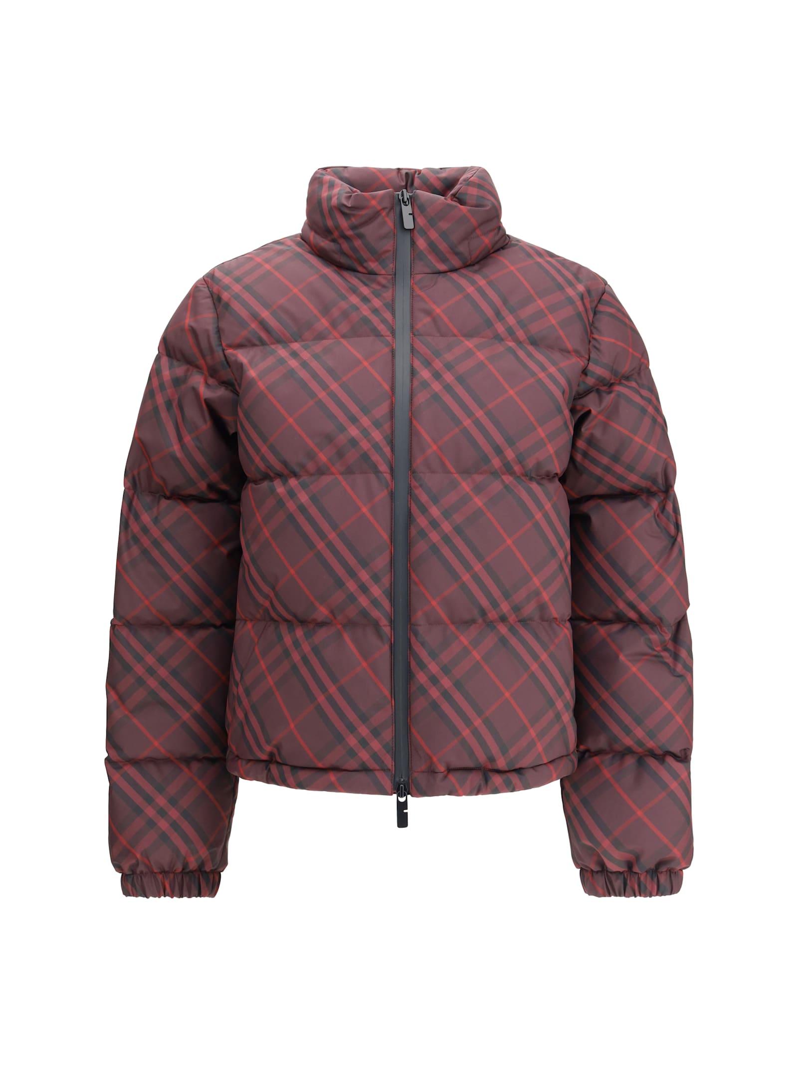 burberry check ambleside puffer jacket