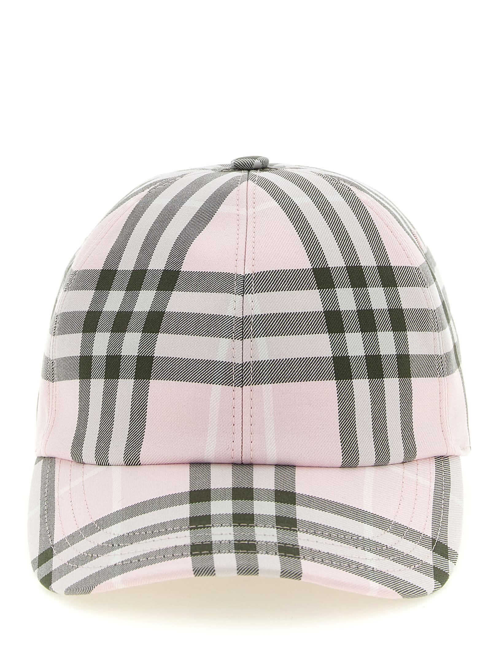 burberry check cap