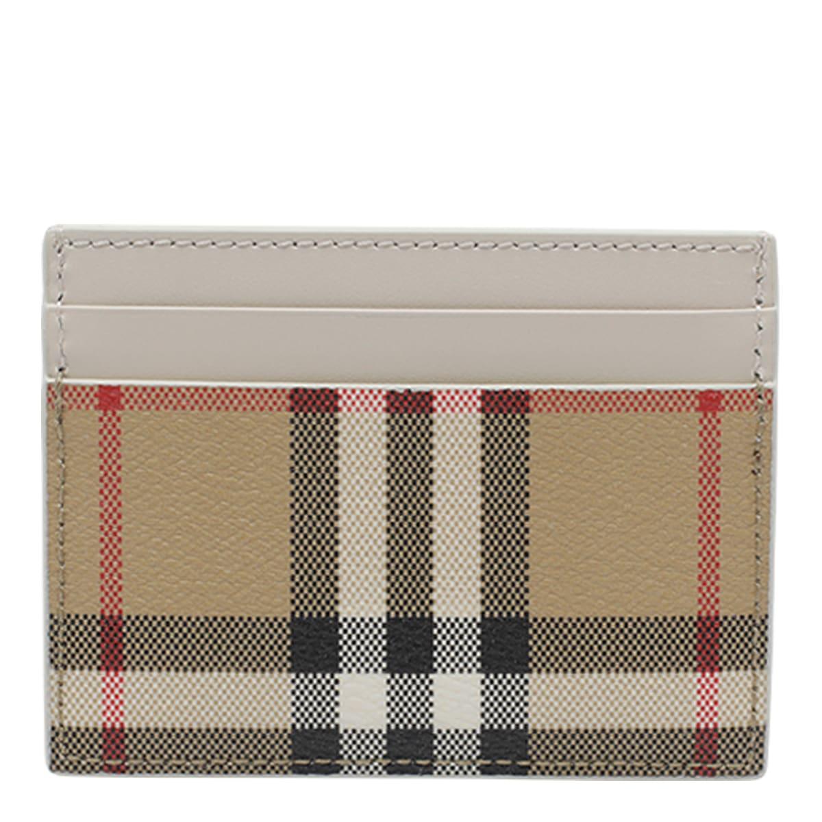 burberry check cards holder