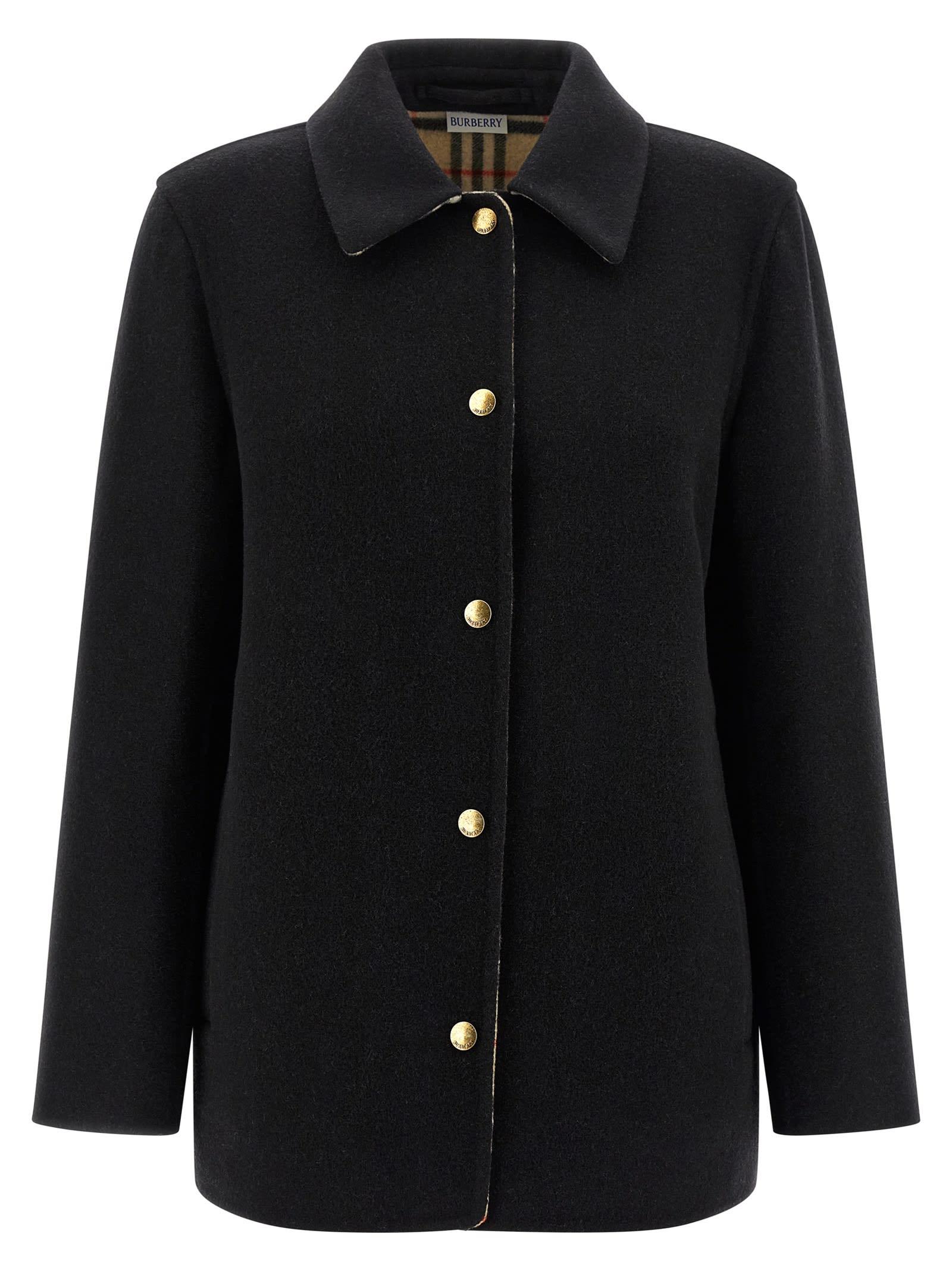 burberry check lining jacket,