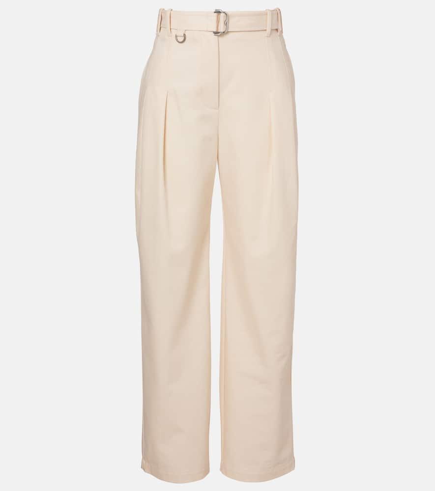 burberry cotton gabardine tapered pants