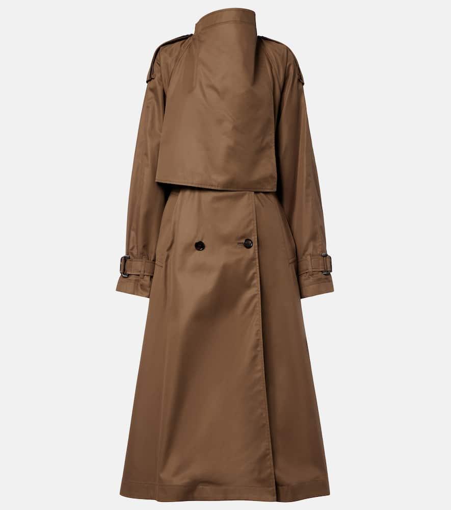 burberry cotton gabardine trench coat