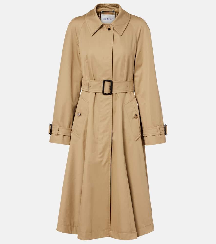 burberry cotton gabardine trench coat