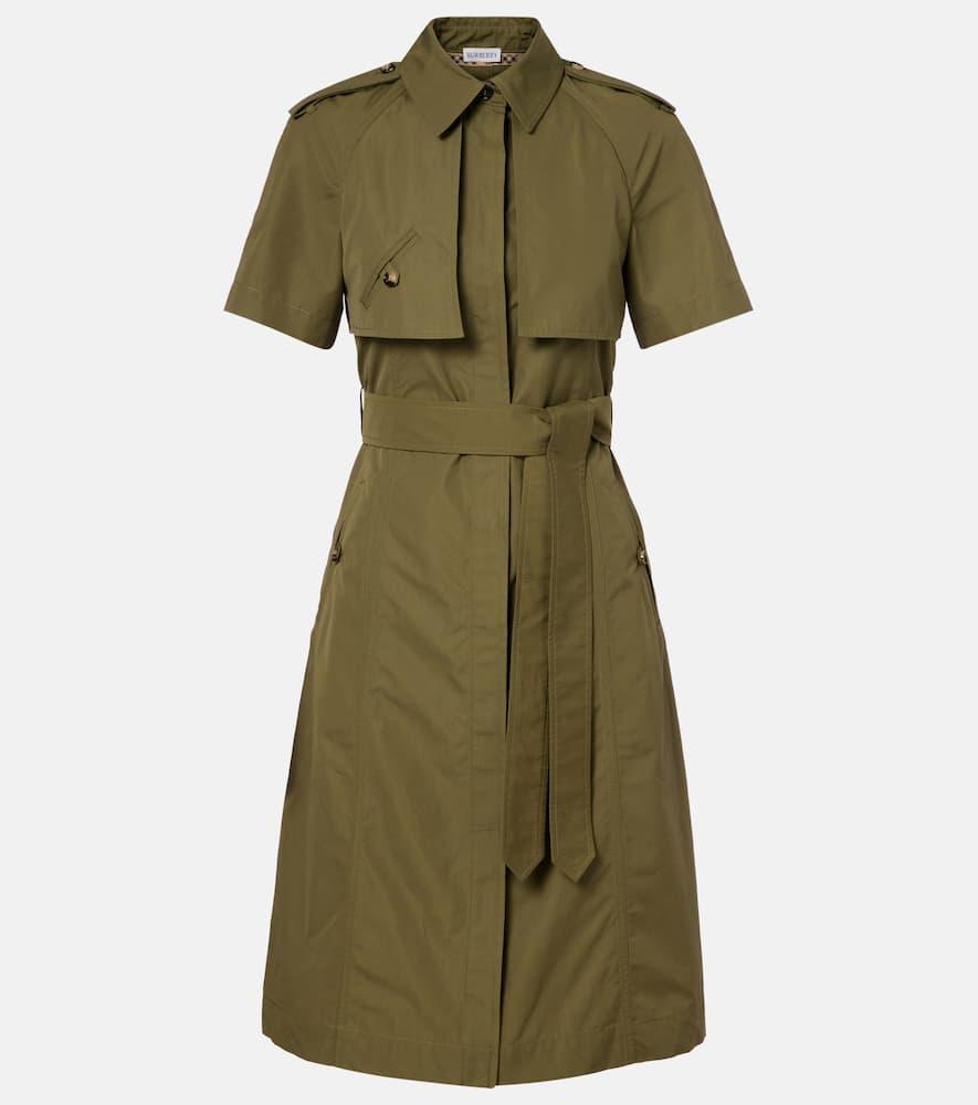 burberry cotton shirt dress