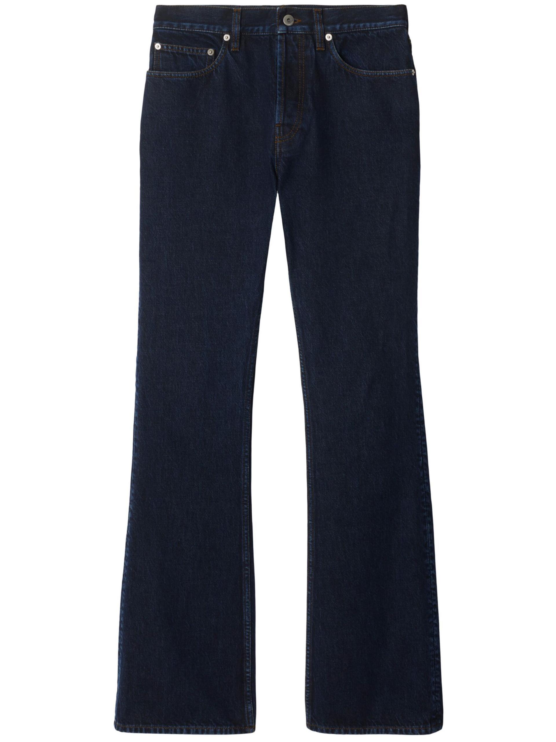 burberry denim flared blue jean - women