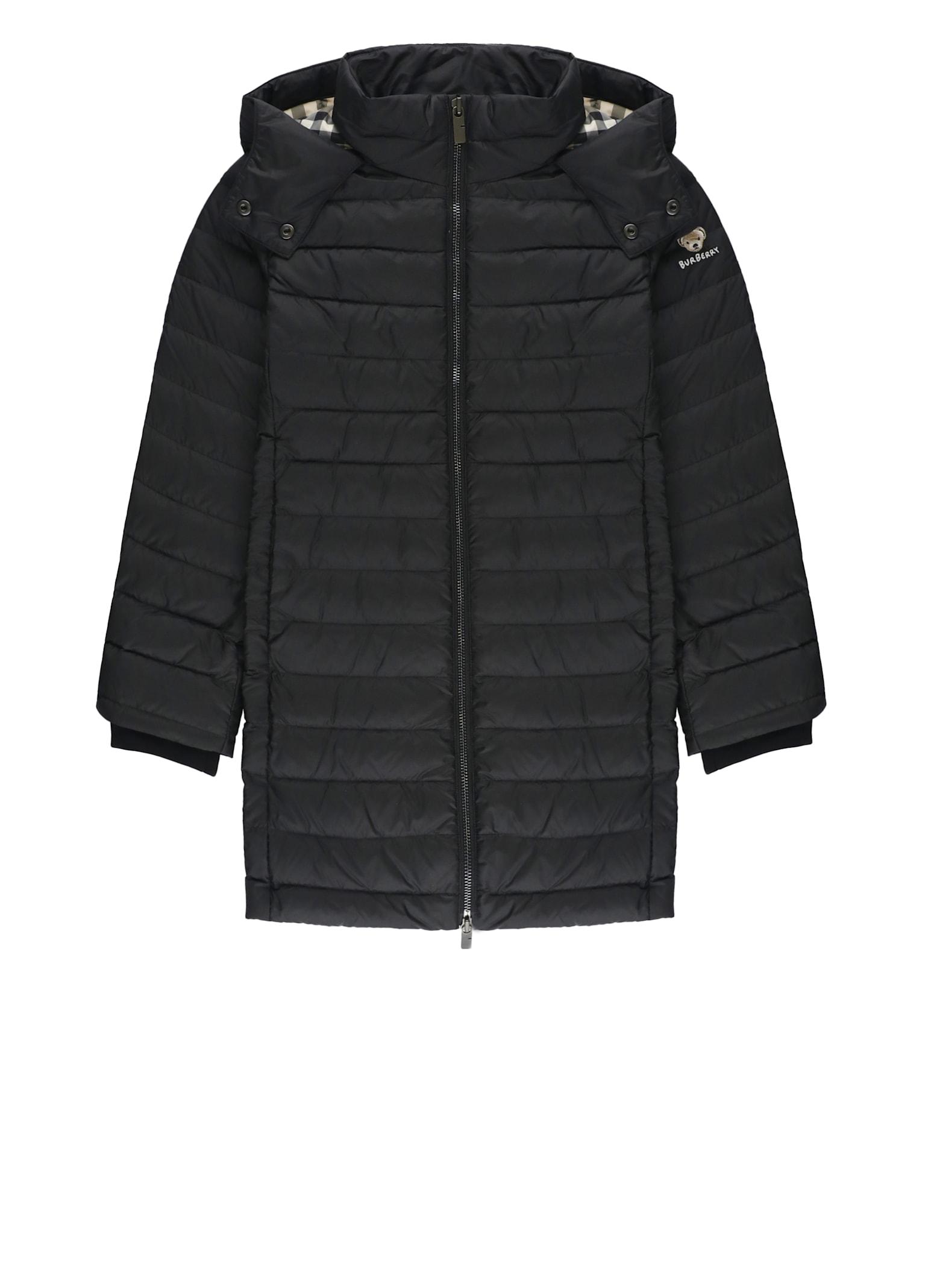 burberry down jacket with logo