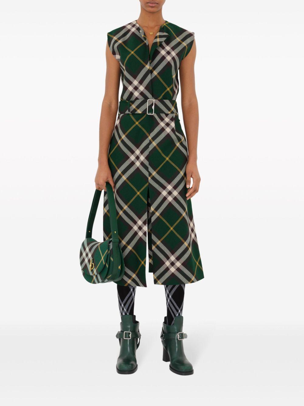 burberry dresses green wool - women