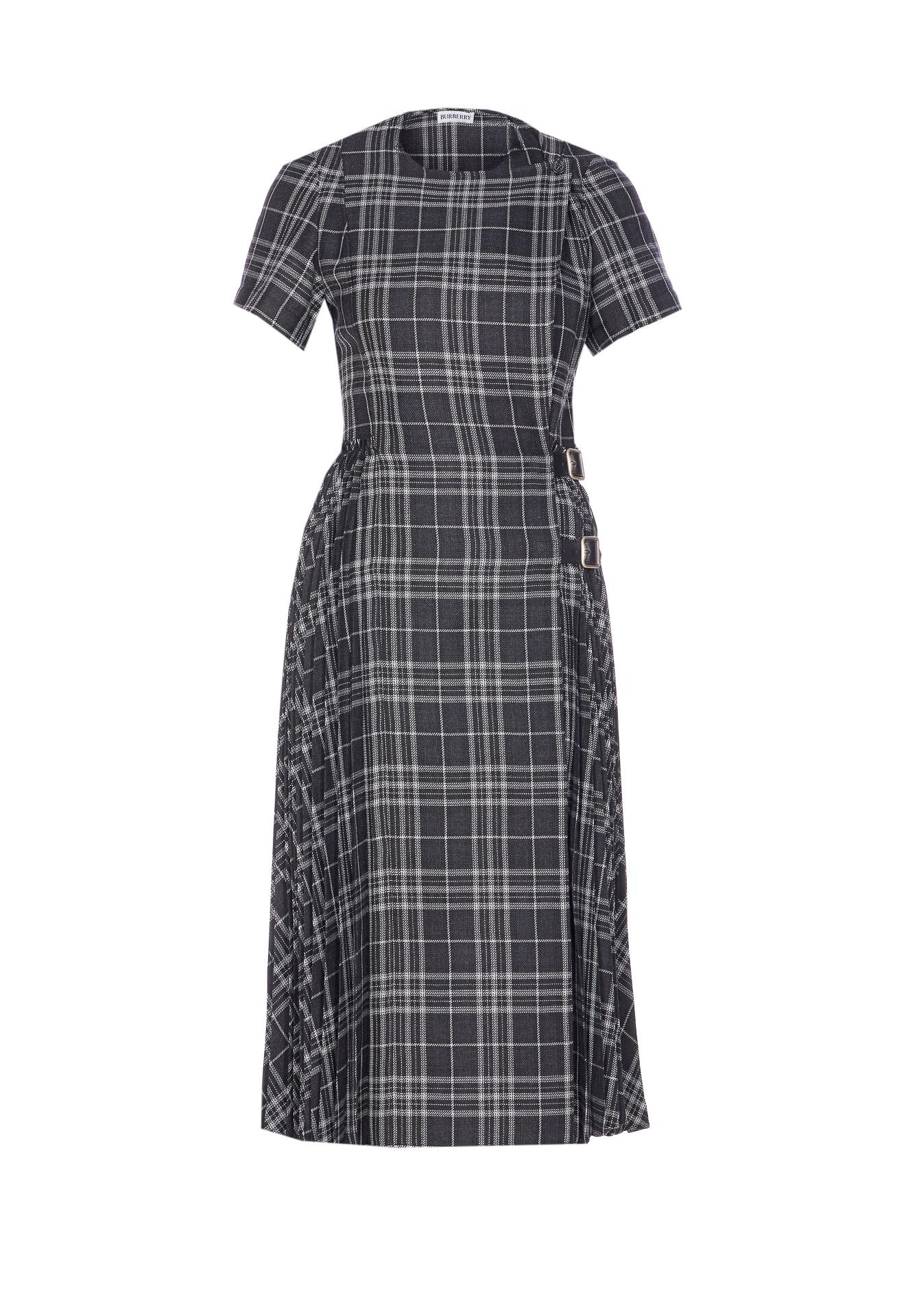 burberry dresses grey polyester - women
