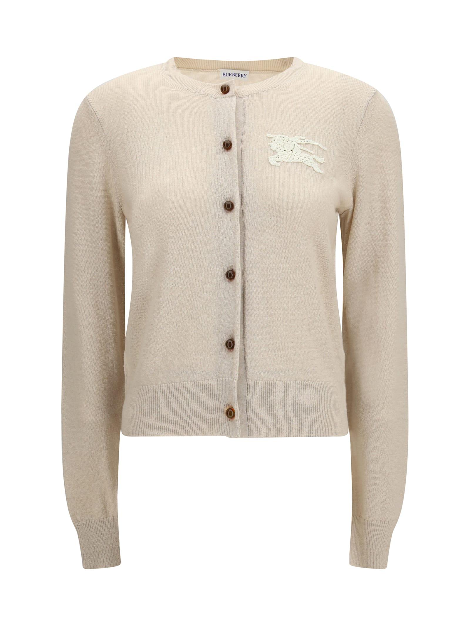 burberry ekd cotton-wool cardigan