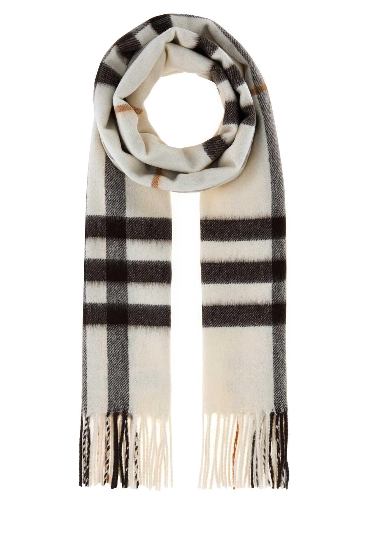 burberry embroidered cashmere scarf