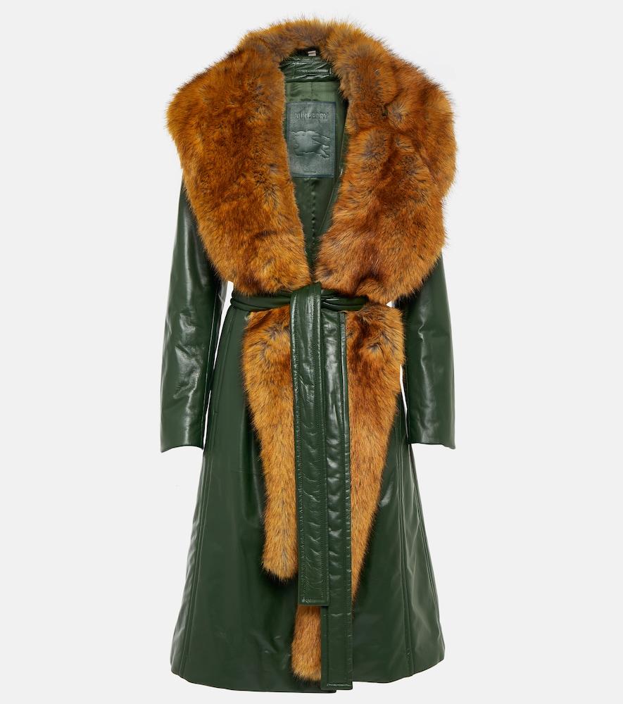burberry faux fur