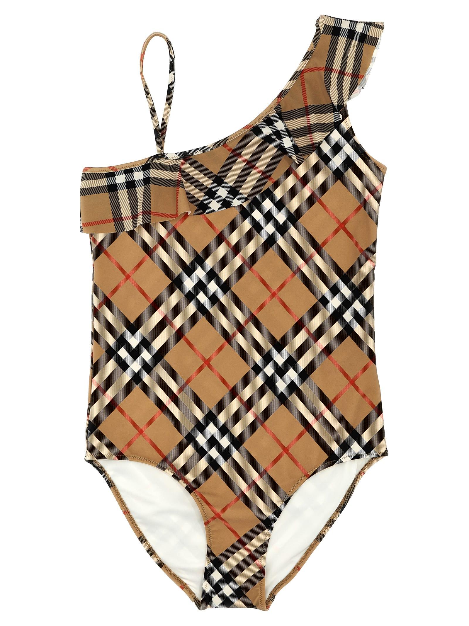 burberry fern one-piece swimsuit