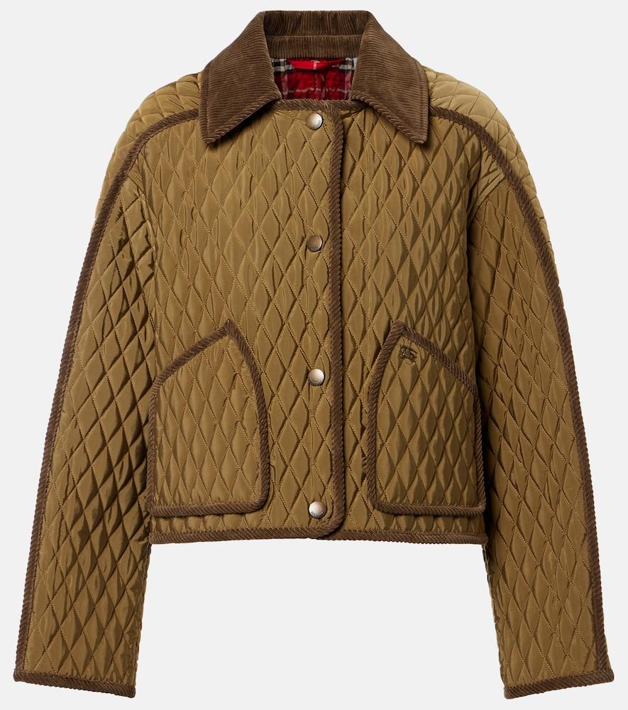 burberry floriston quilted jacket