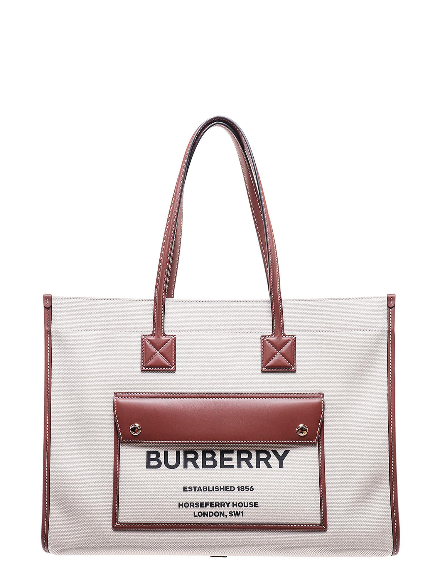 burberry freya shopping bag