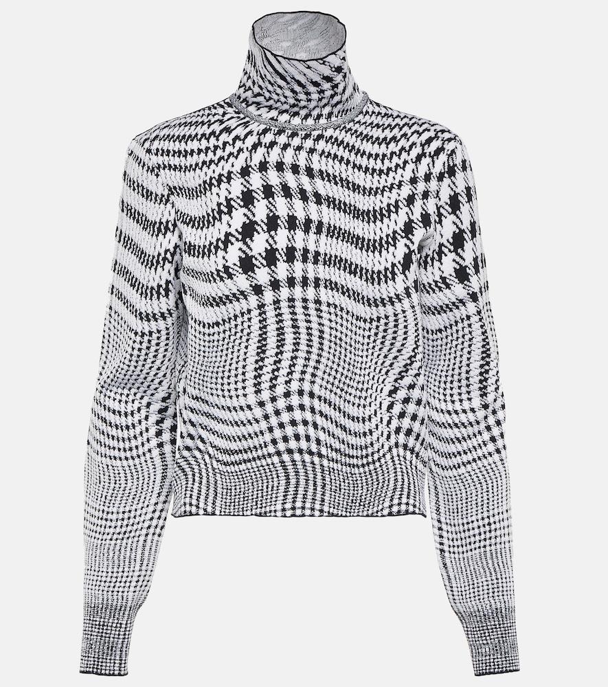 burberry houndstooth wool