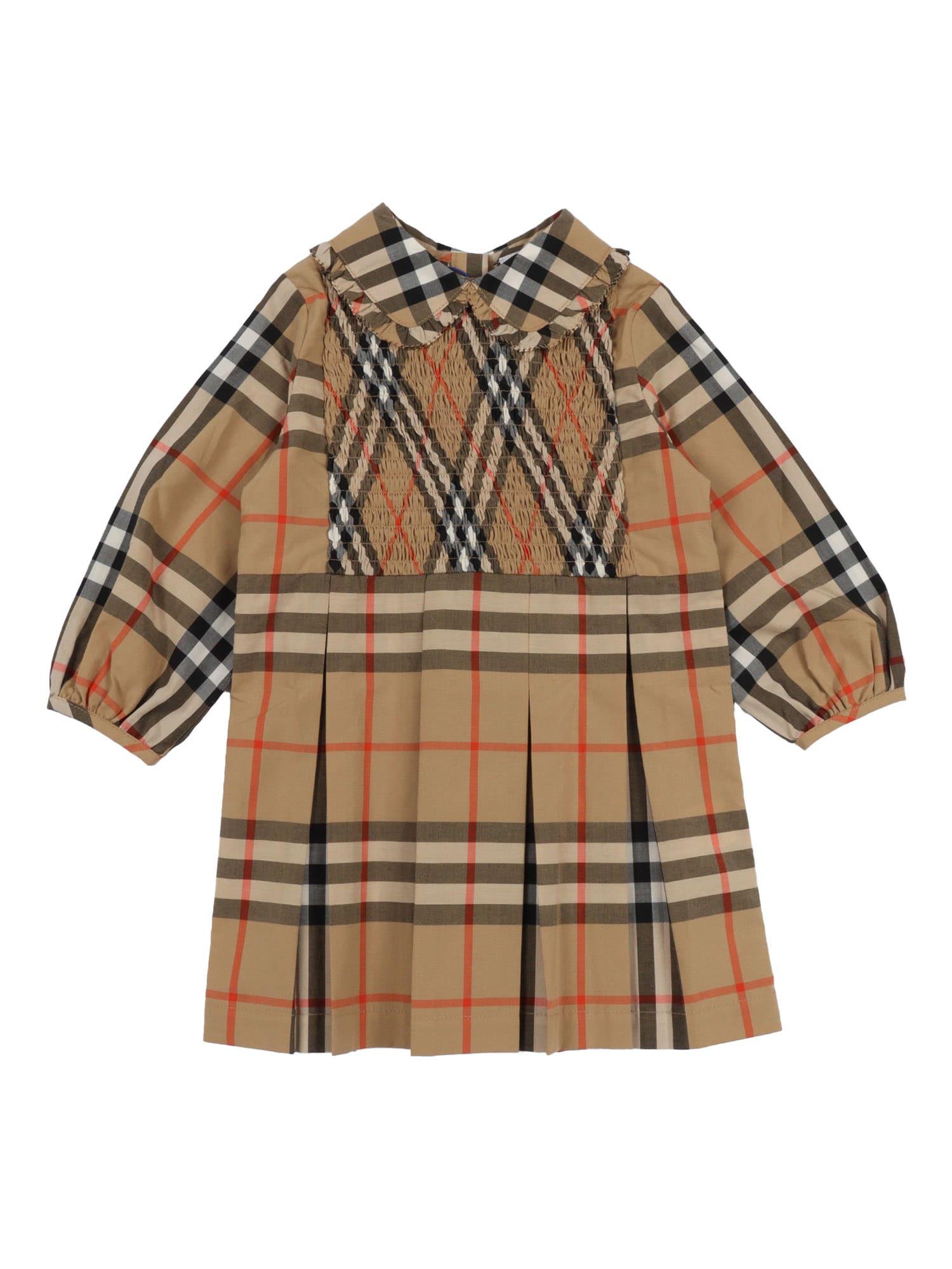 burberry inf girl dresses