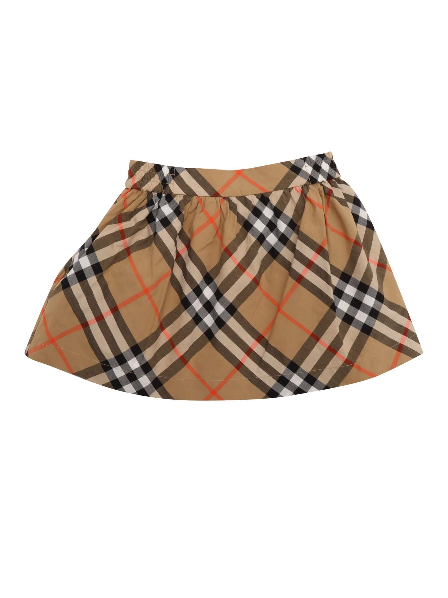 burberry inf girl skirts