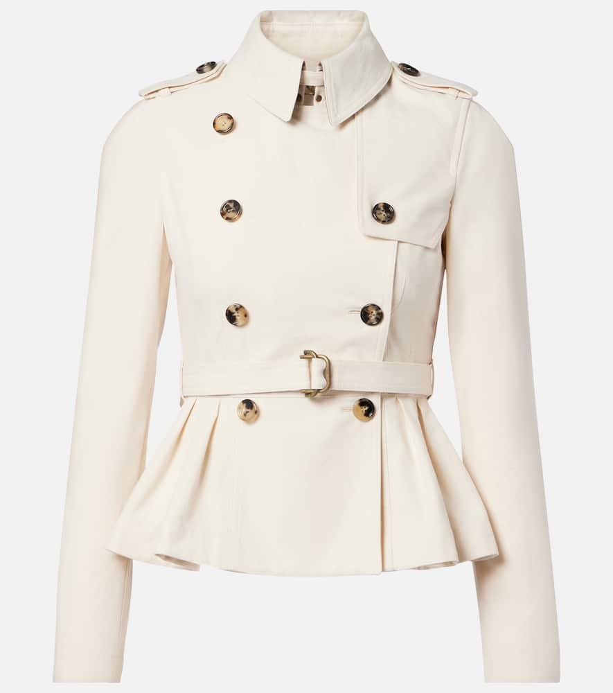 burberry isabella cotton gabardine jacket