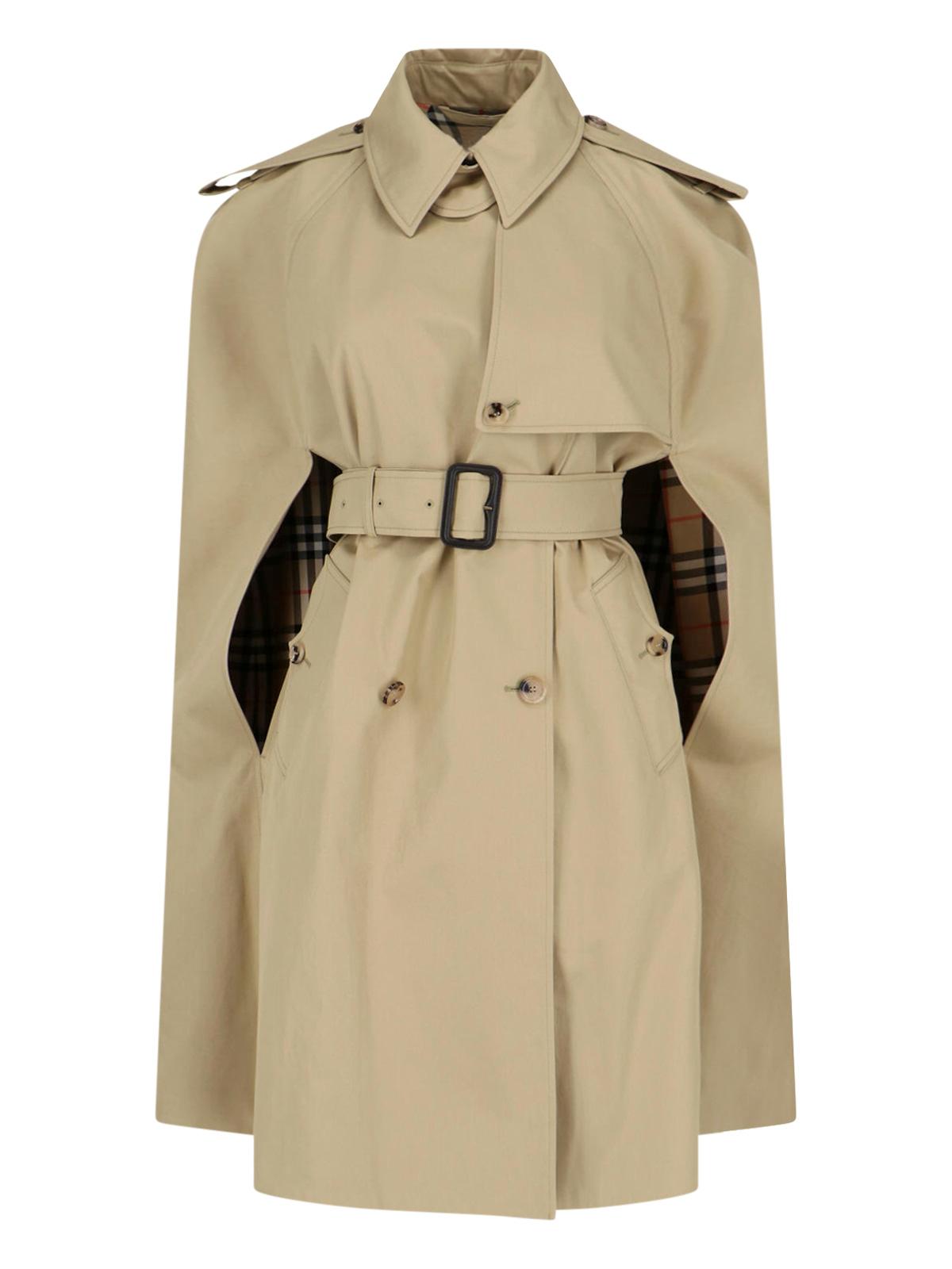 burberry jackets beige cotton - women