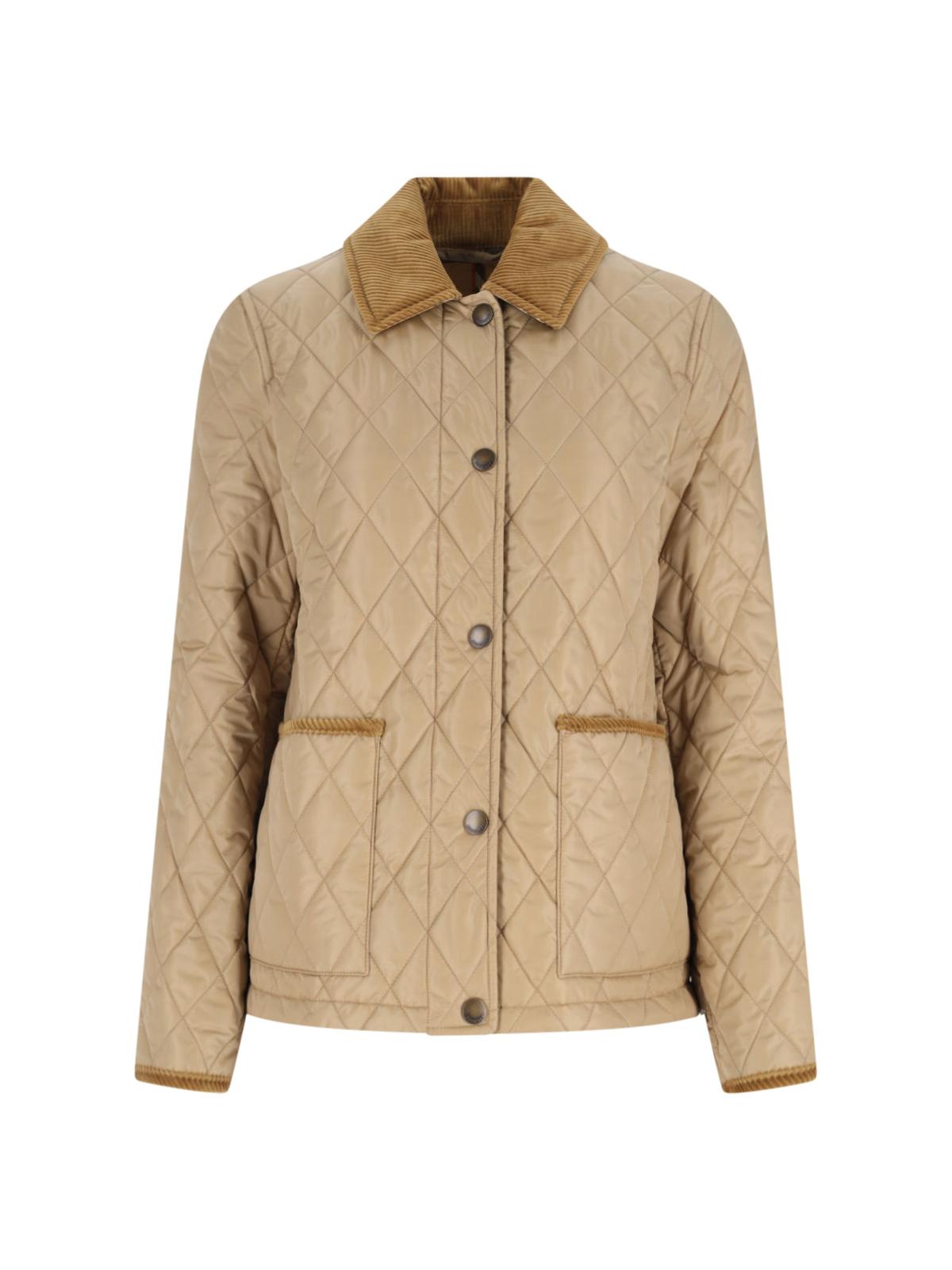 burberry jackets white polyamide - women