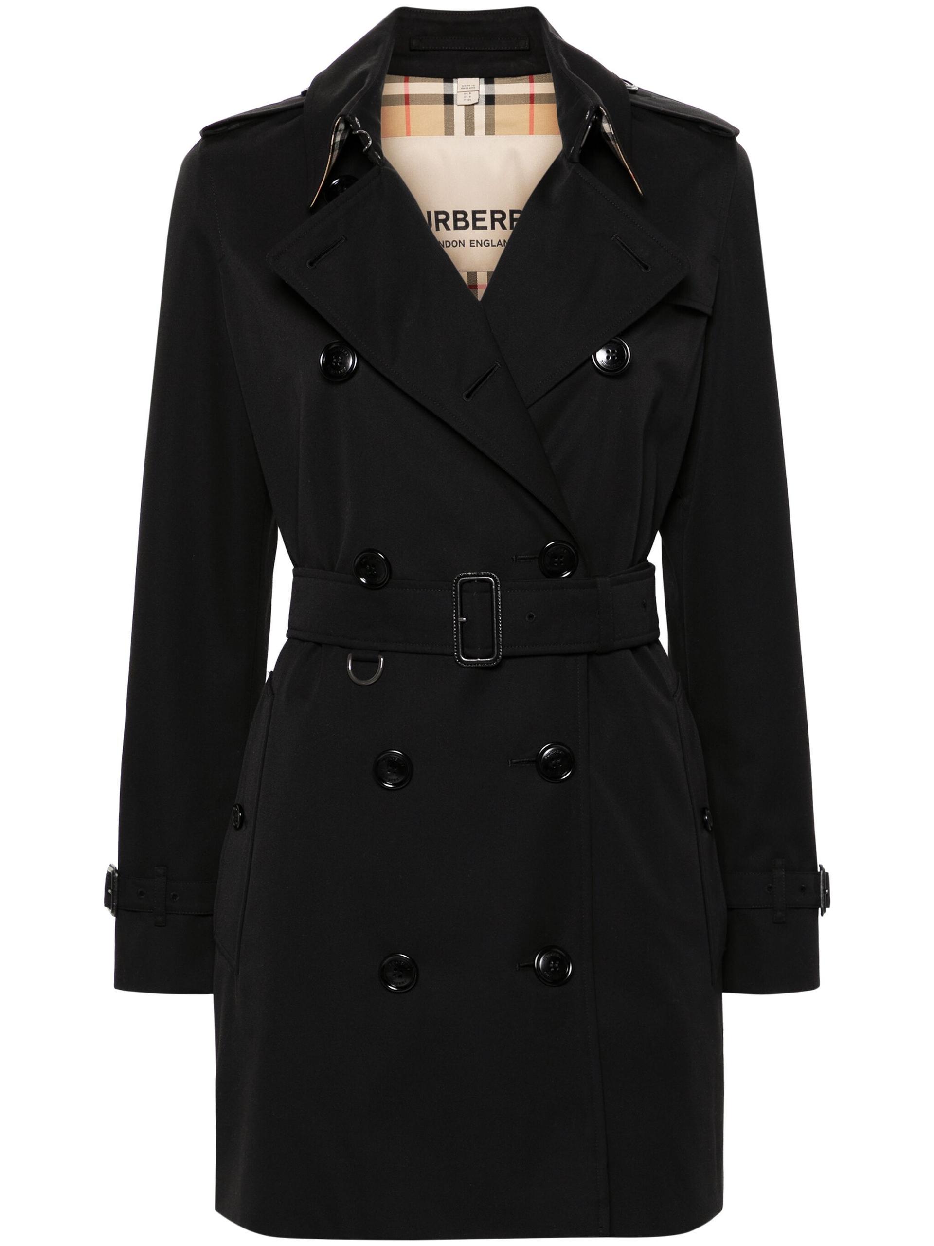 burberry kensington black trench - women