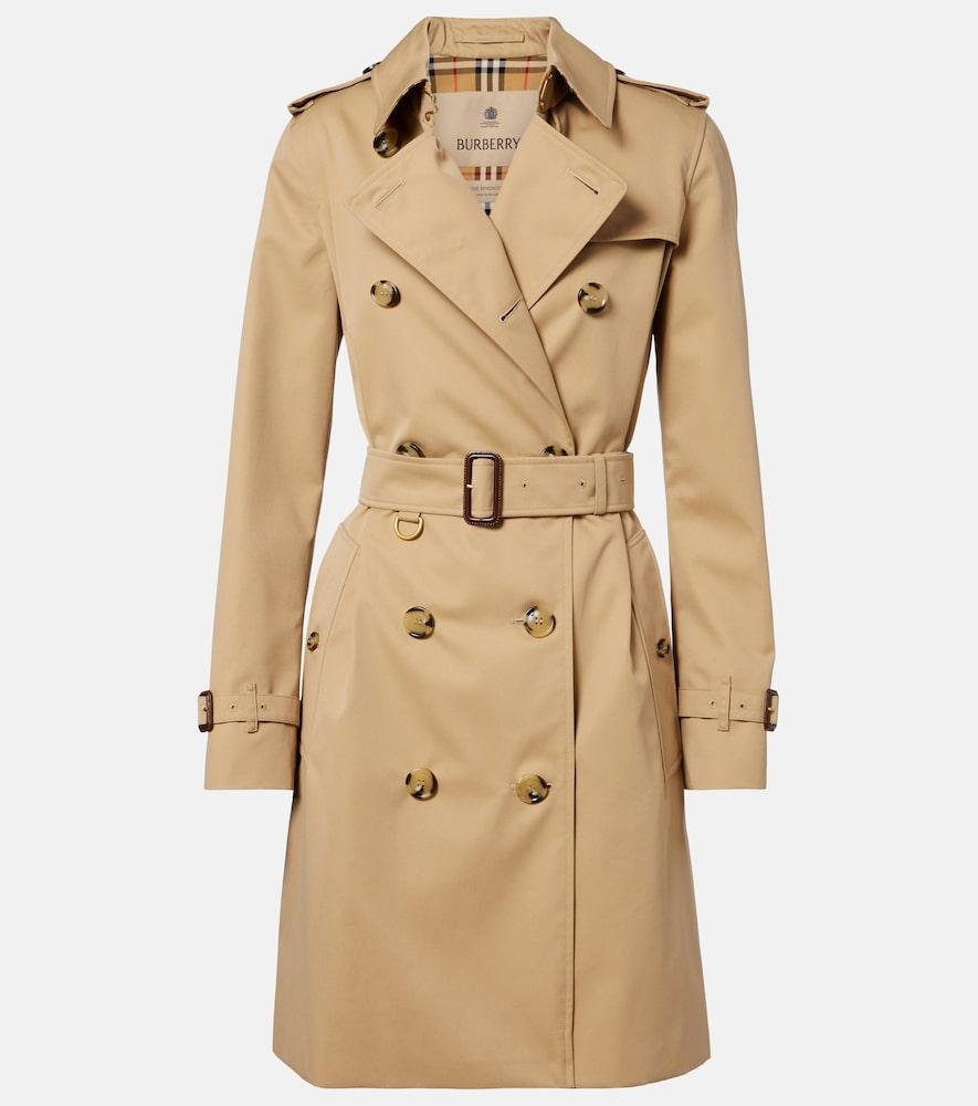 burberry kensington cotton trench coat