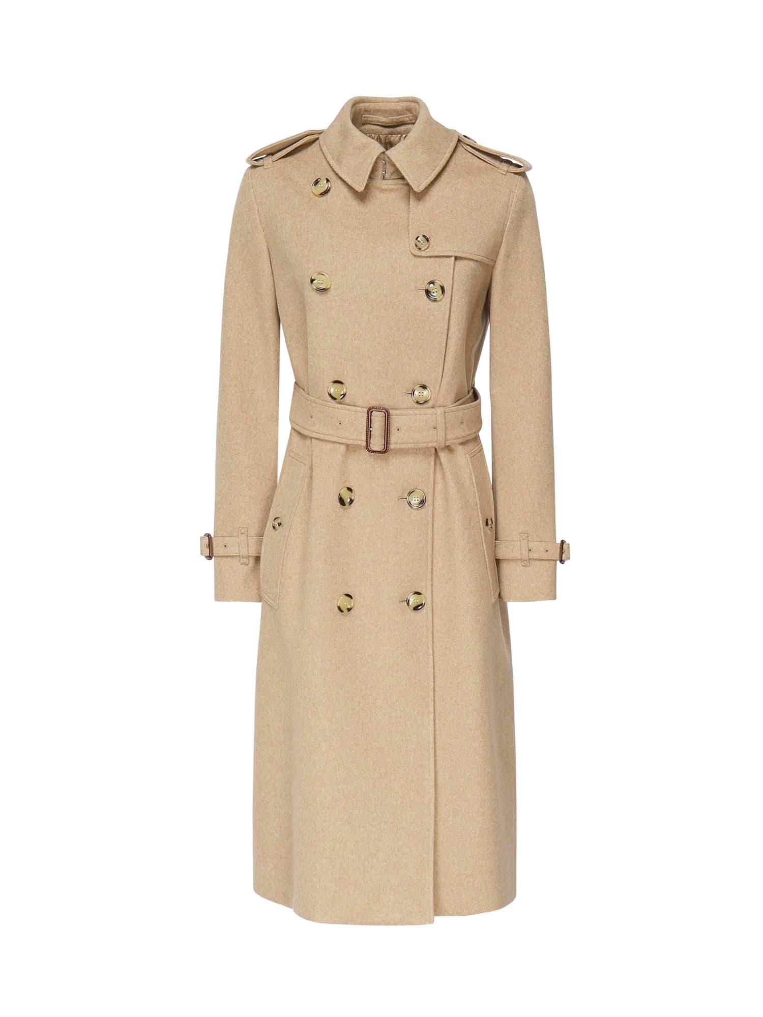burberry kensington midi cashmere coat