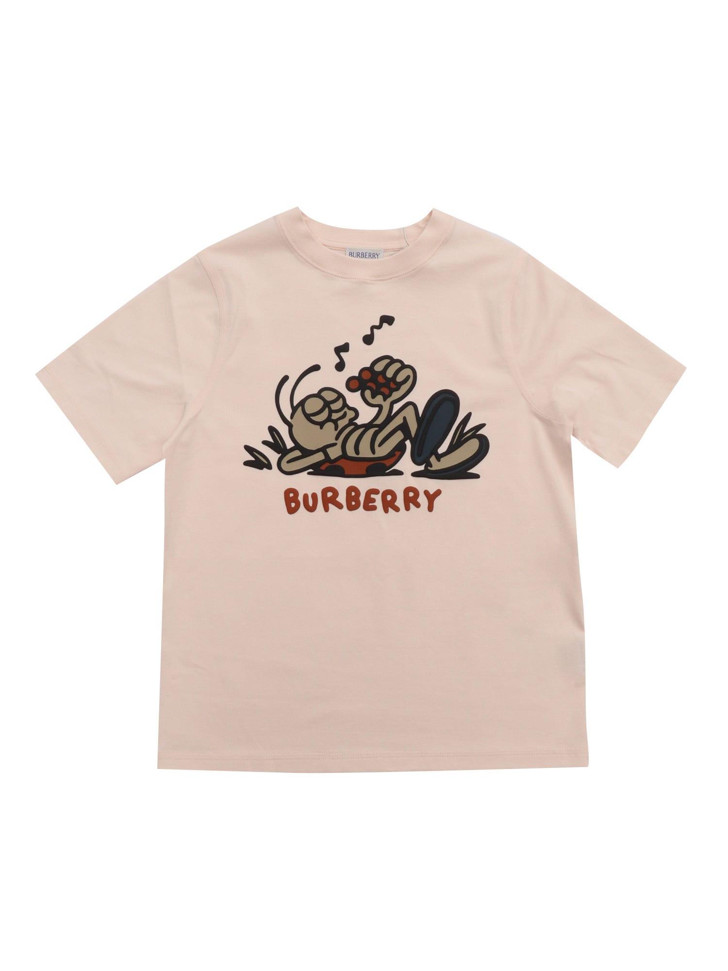 burberry kid girl t-shirts