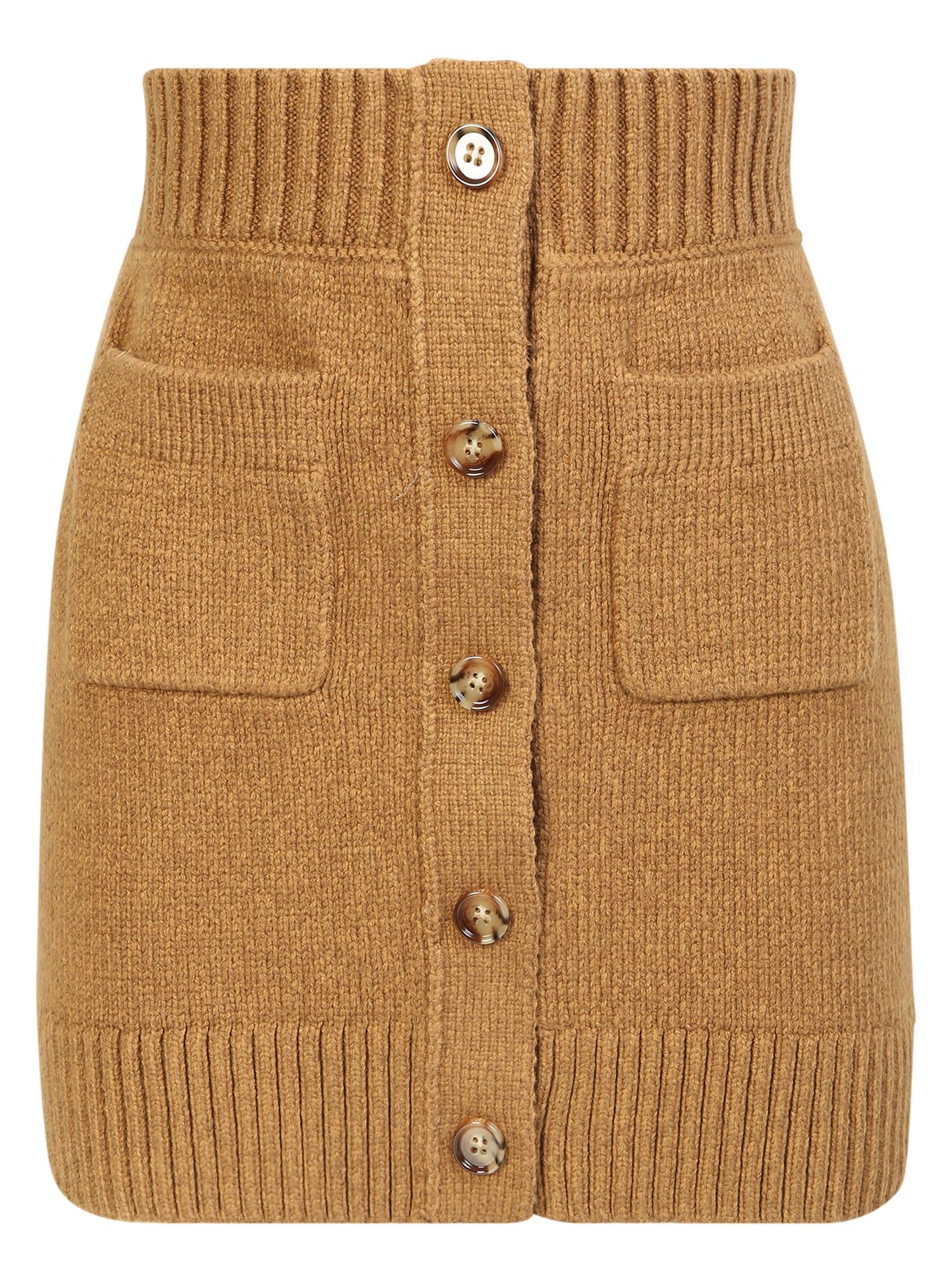 burberry knit miniskirt