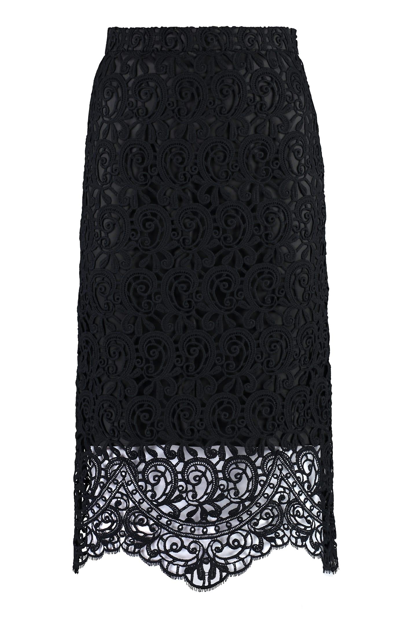 burberry lace skirt
