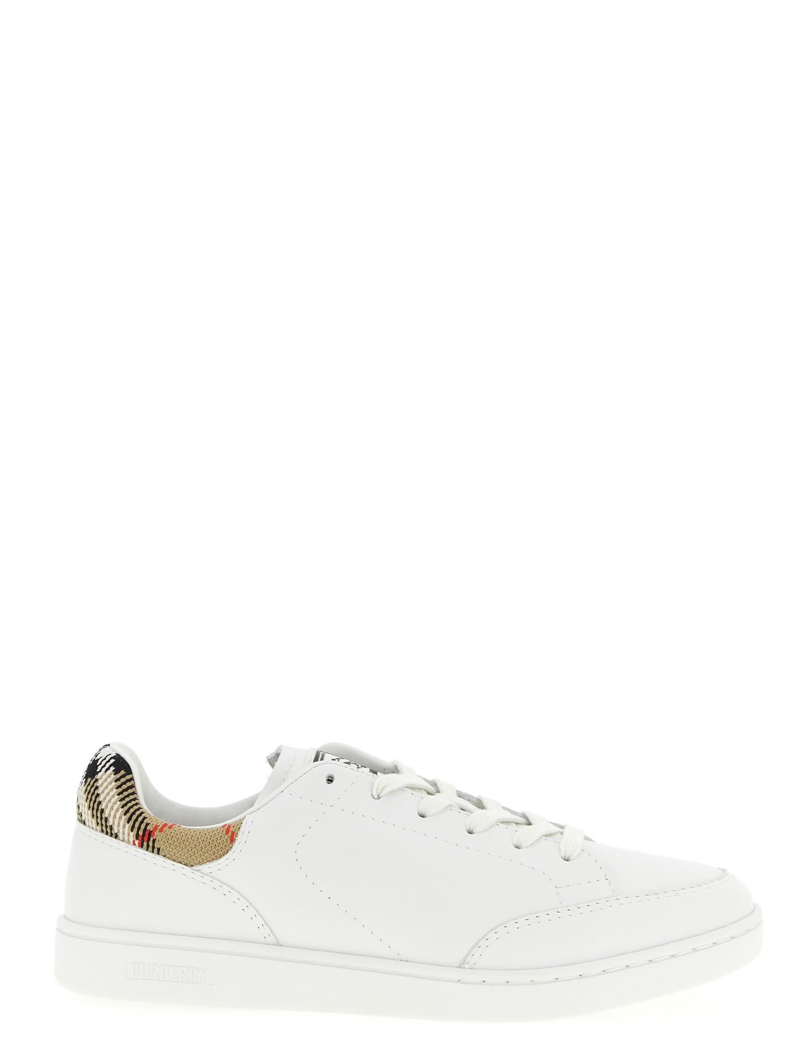 burberry leather sneakers