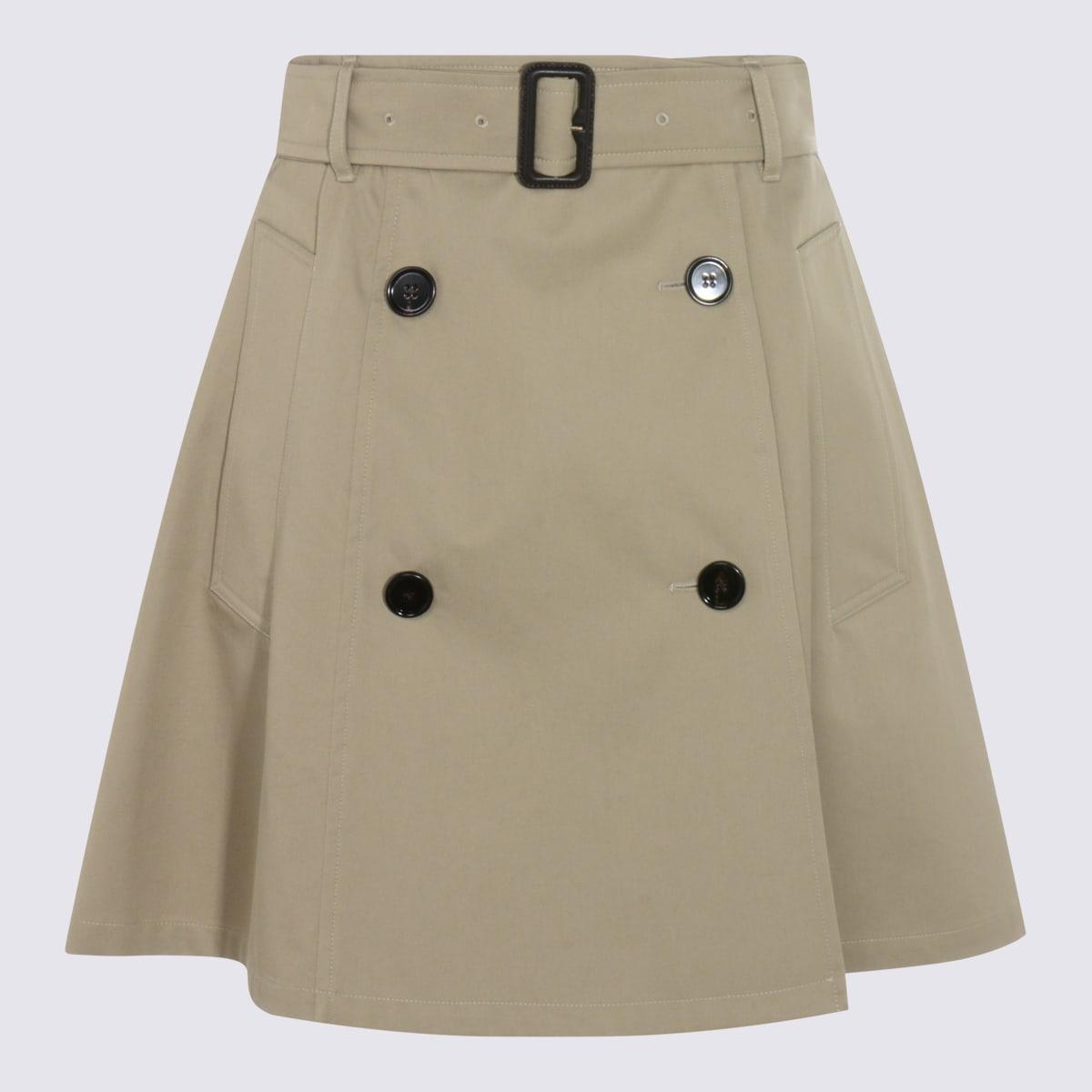 burberry light beige josselyn skirt