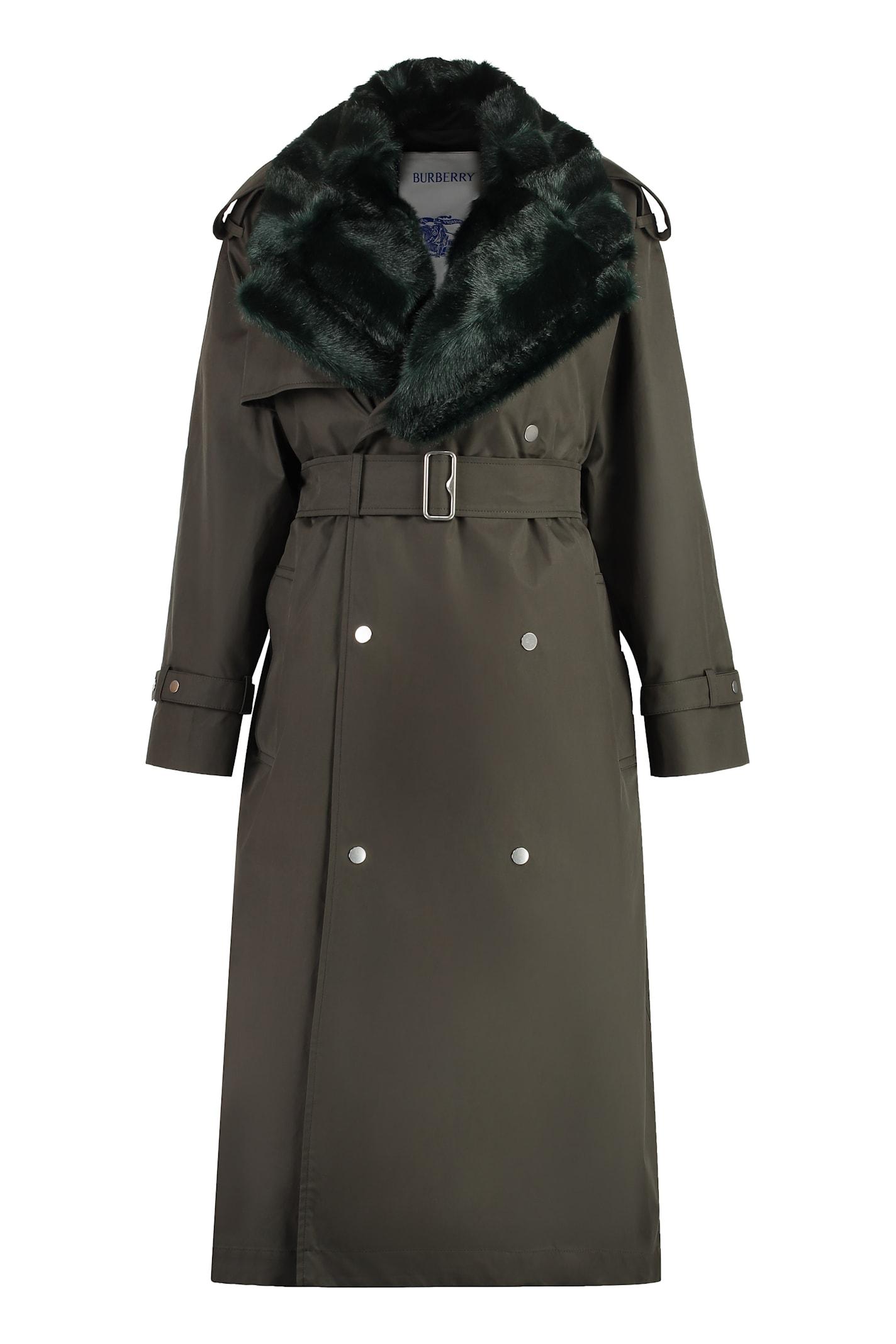 burberry long kensington trench coat