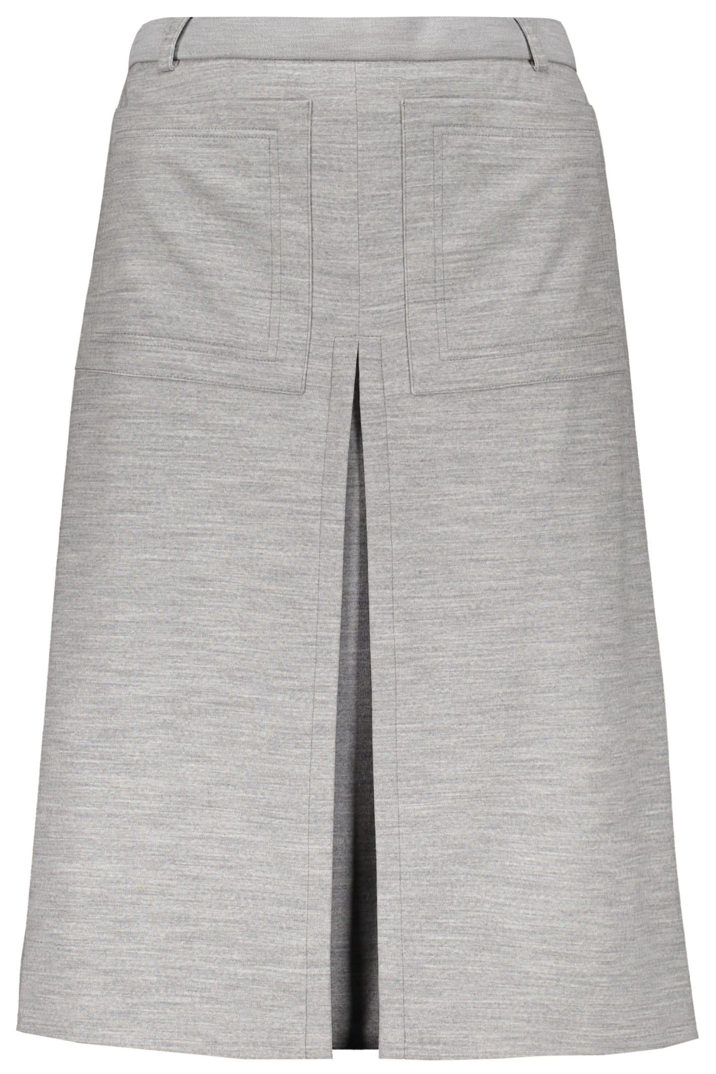 burberry midi skirt