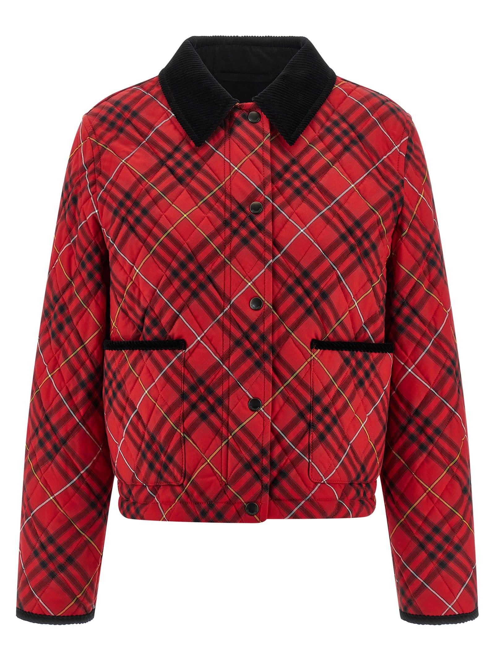 burberry oldam chk jacket