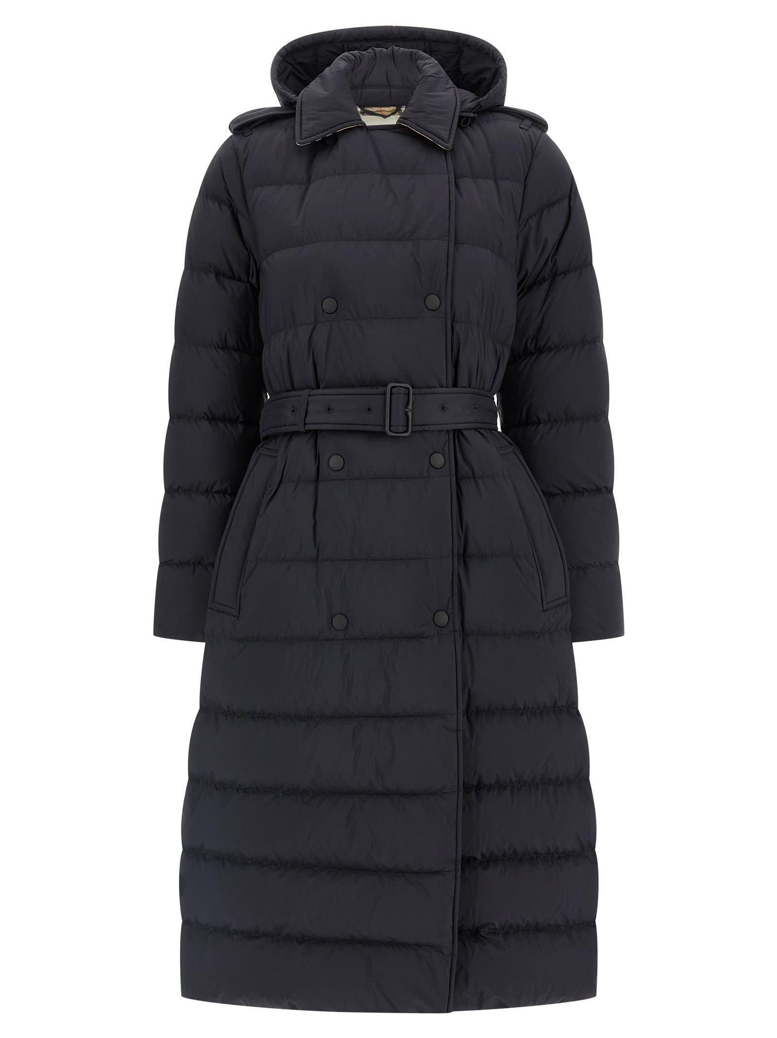 burberry padded trench coat