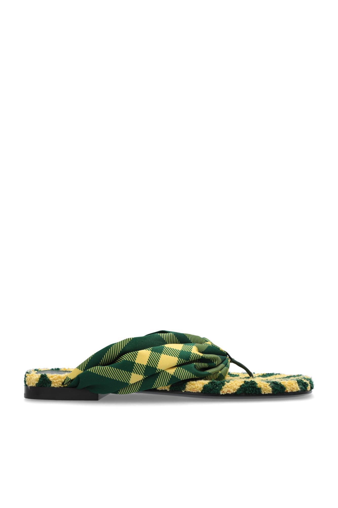 burberry pool flip-flops