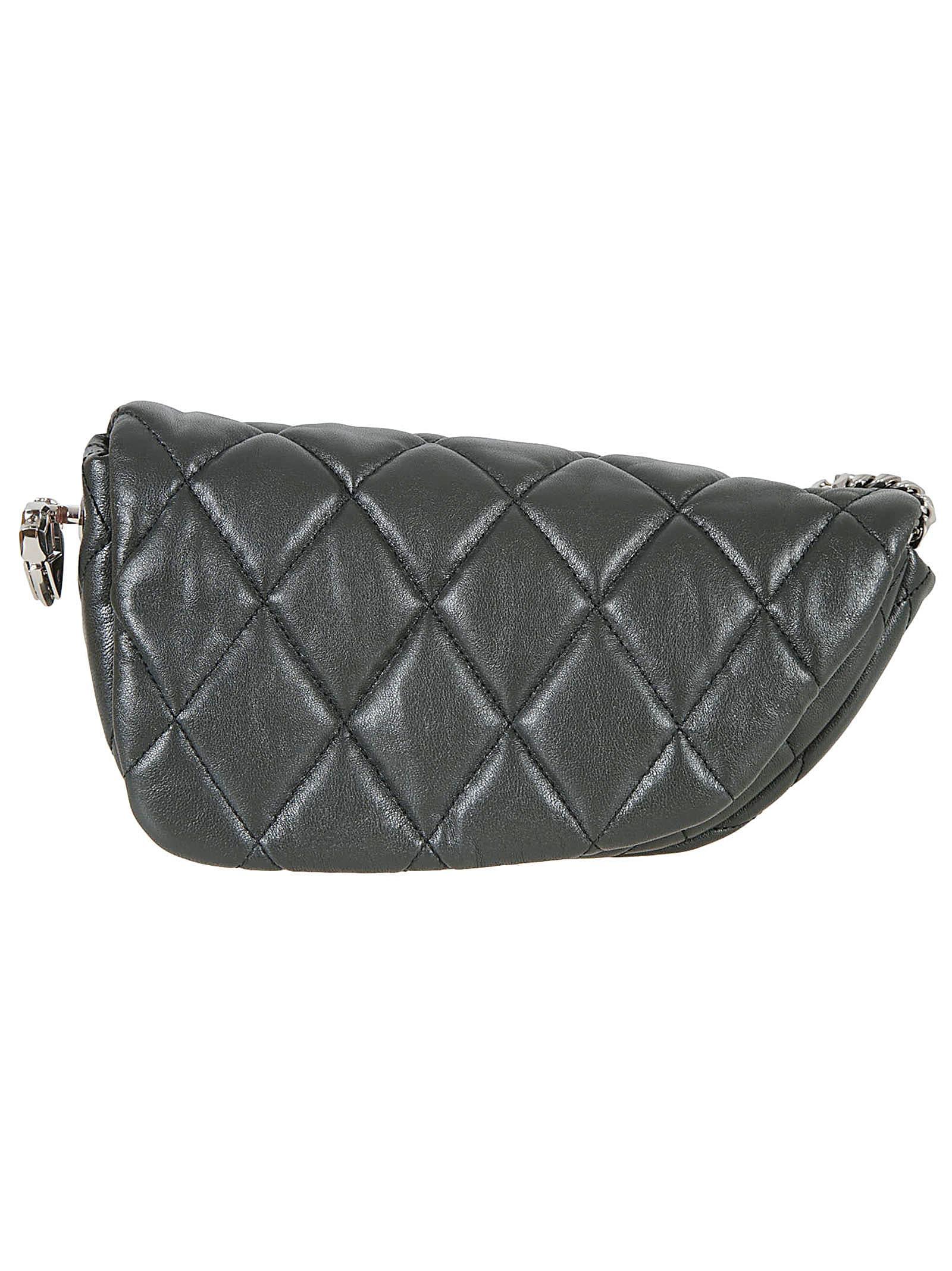 burberry quilted flap shoulder bag
