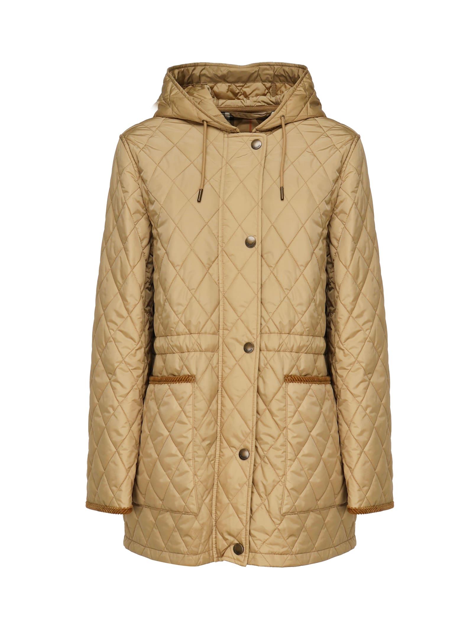 burberry quilted nylon parka