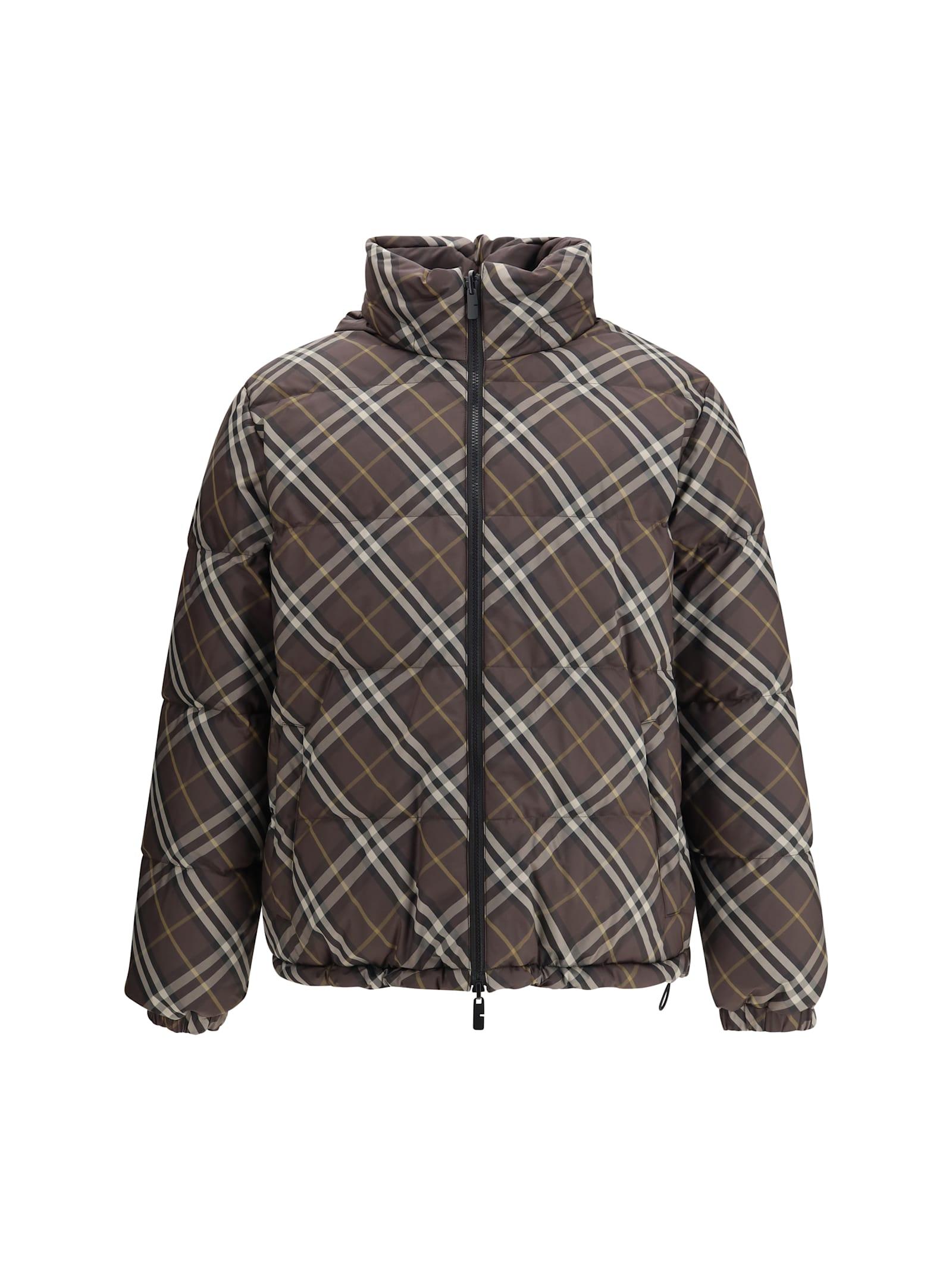 burberry reversible check snowdon puffer jacket