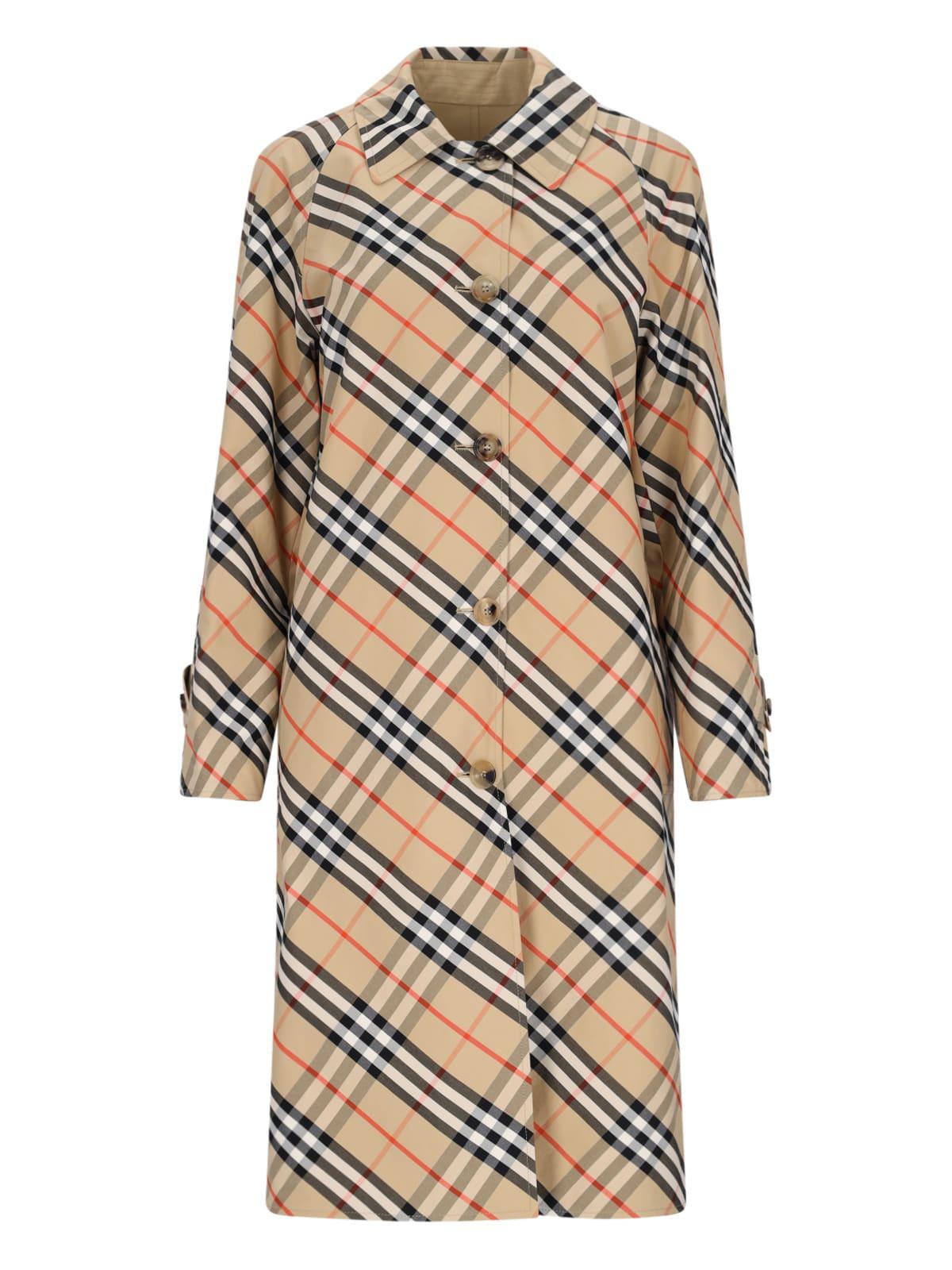 burberry reversible midi coat