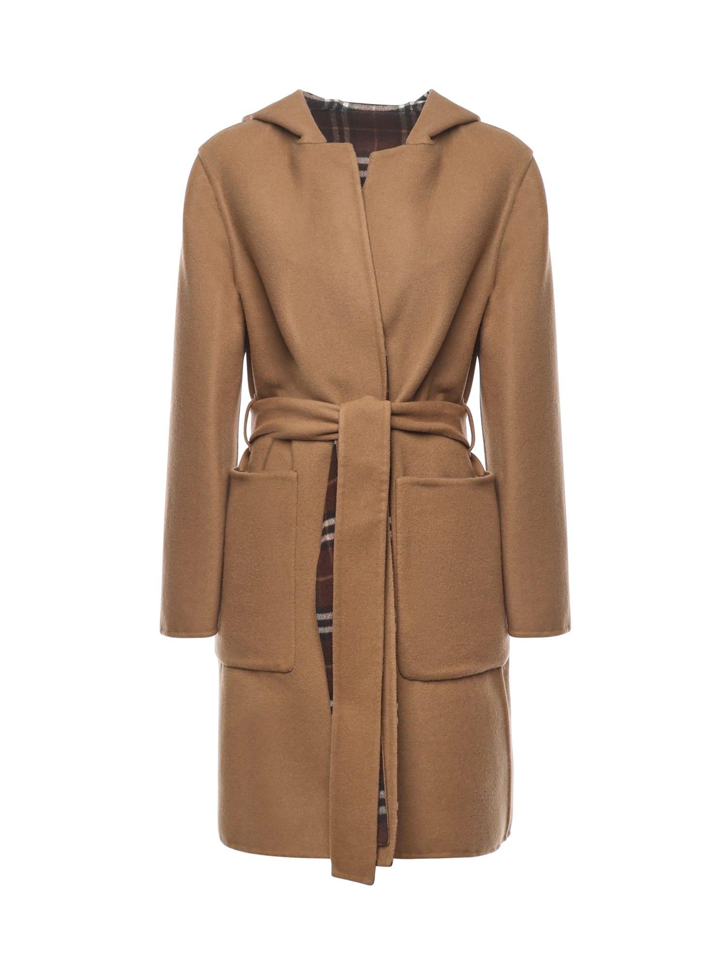 burberry reversible wool coat