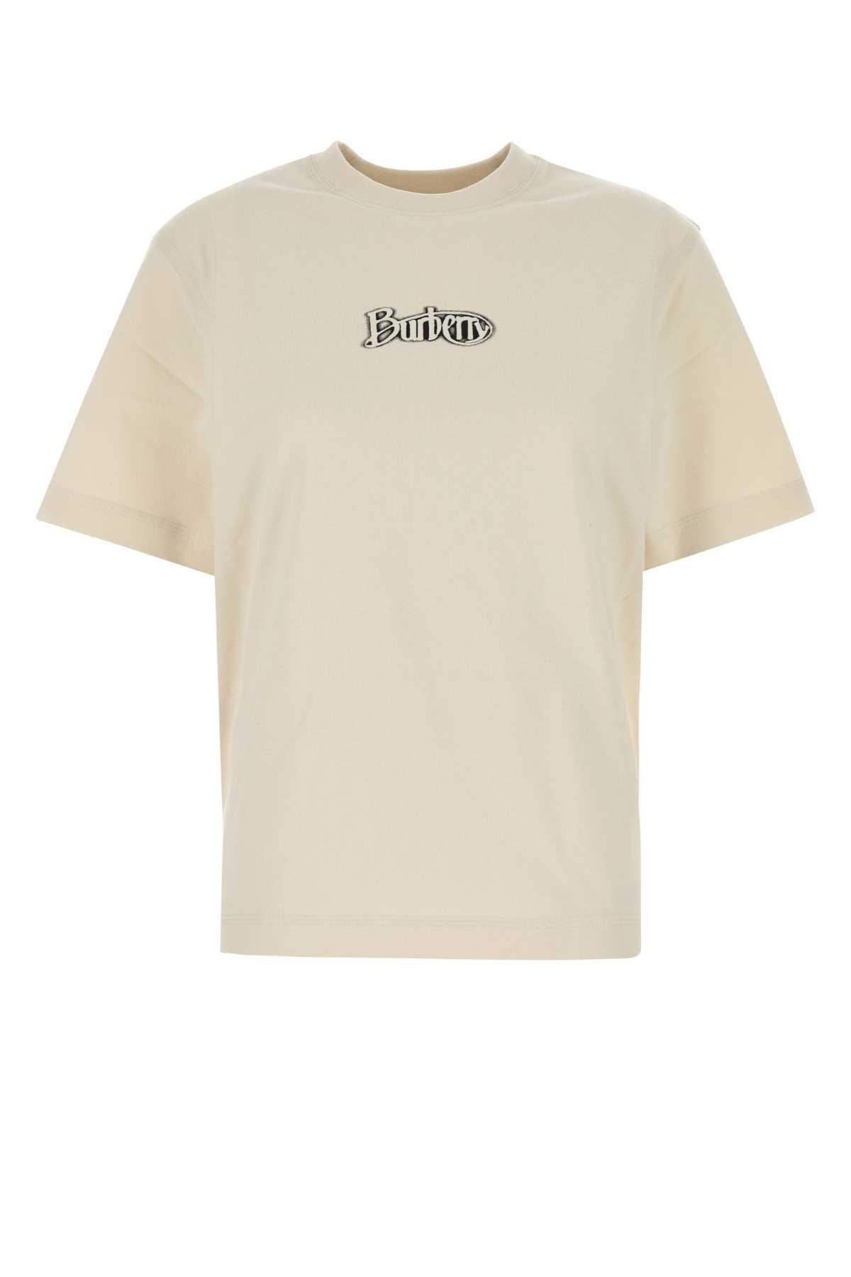 burberry sand cotton t-shirt