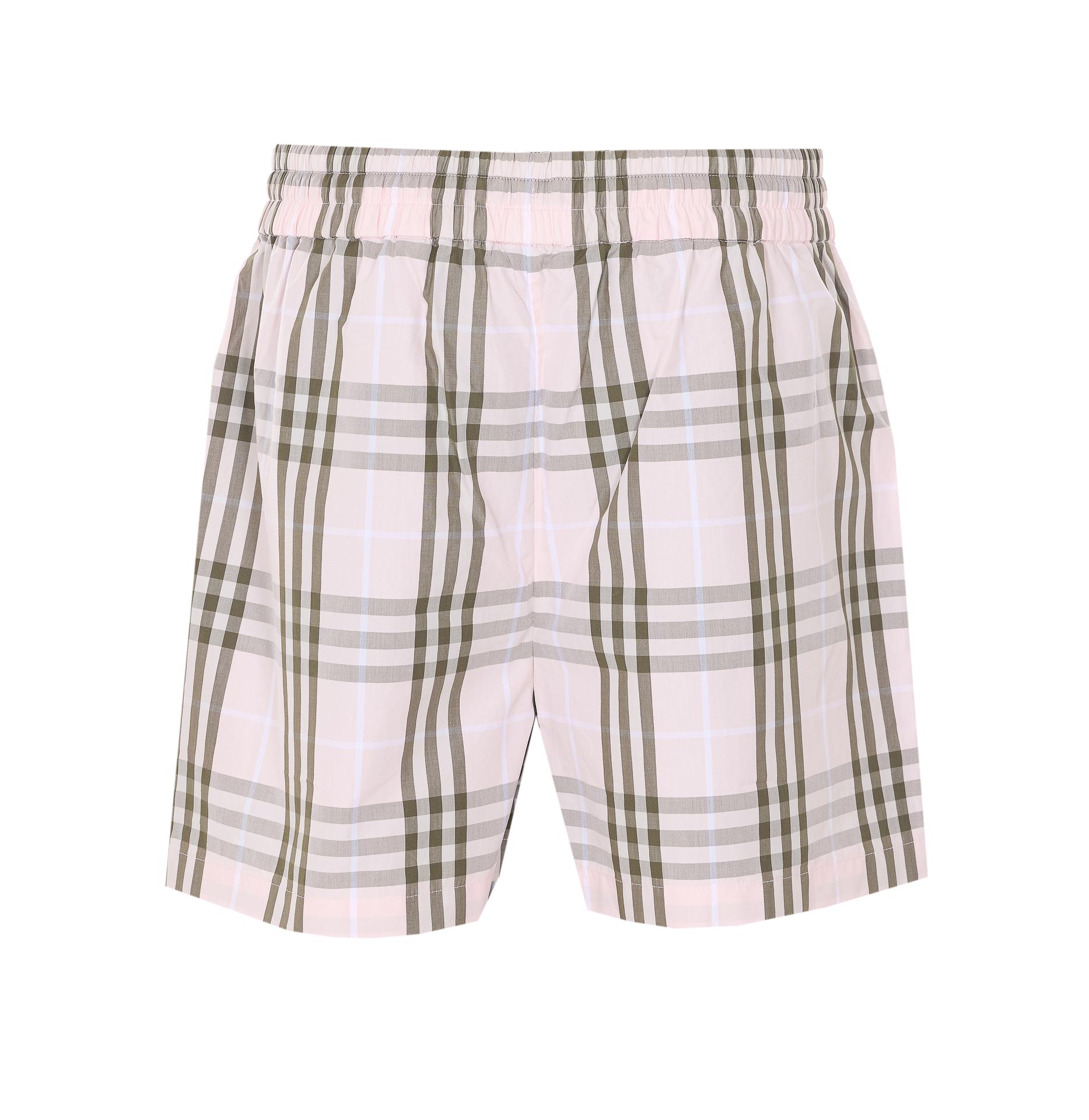 burberry shorts pink cotton - women