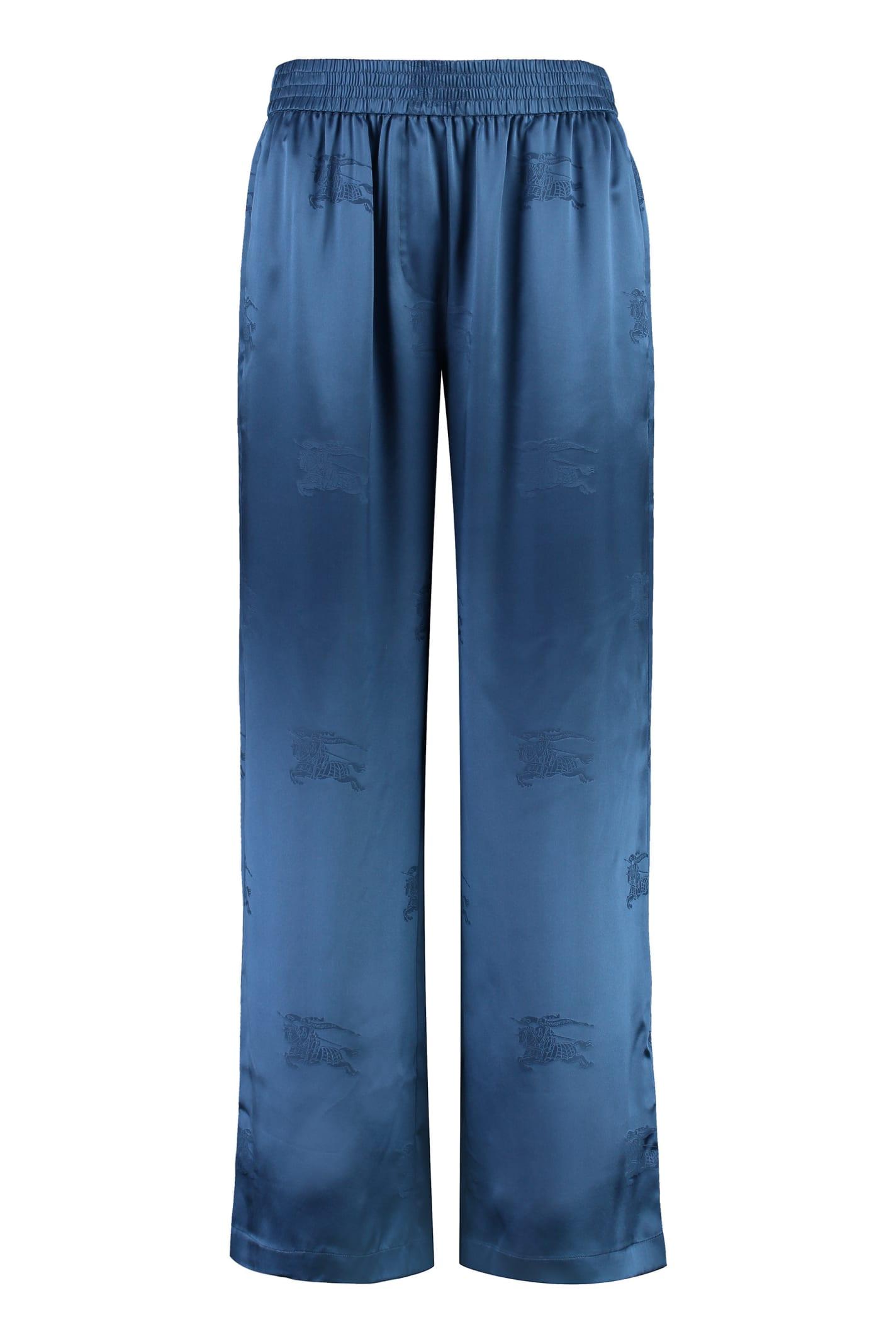 burberry silk trousers