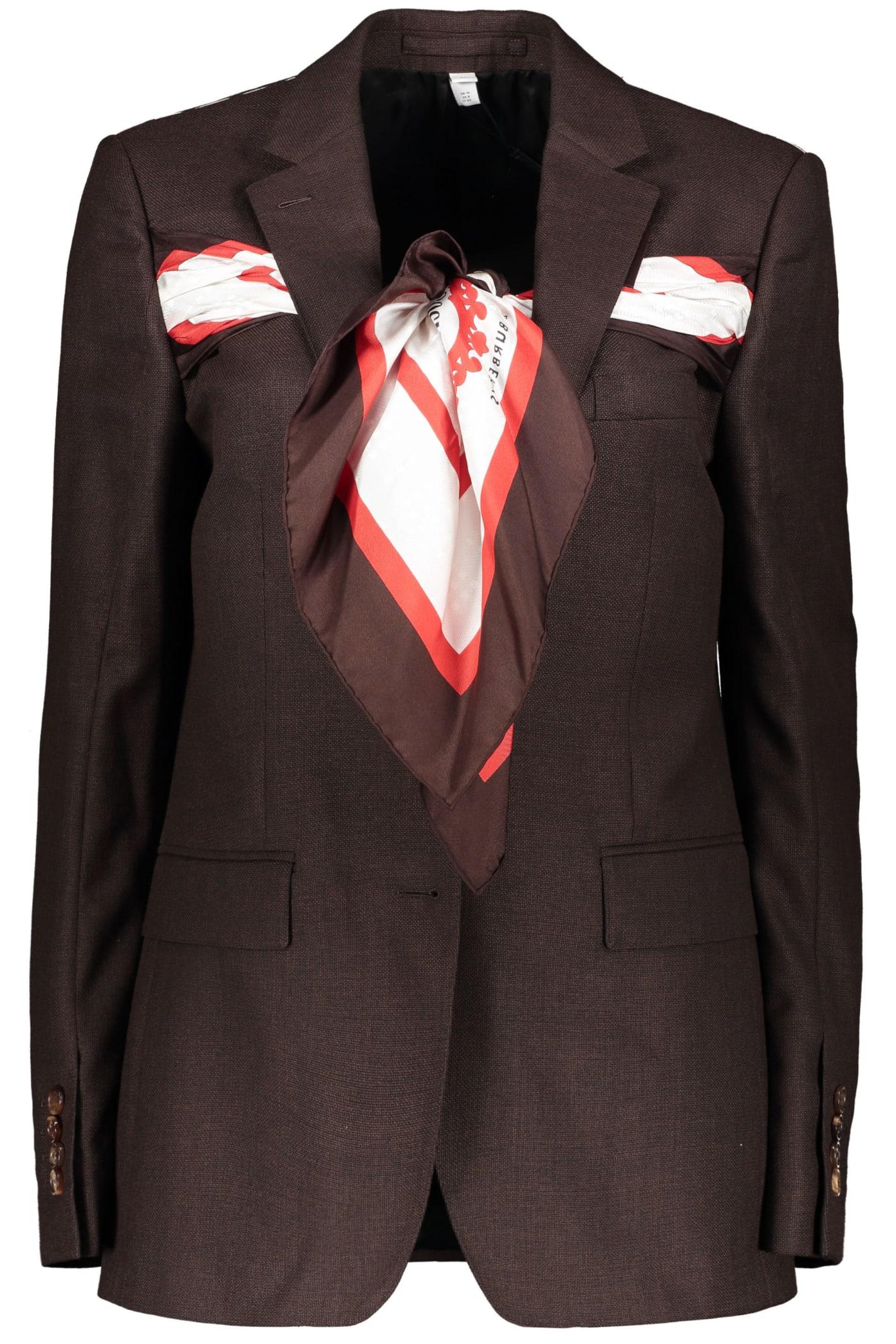 burberry single-breasted two-button blazer