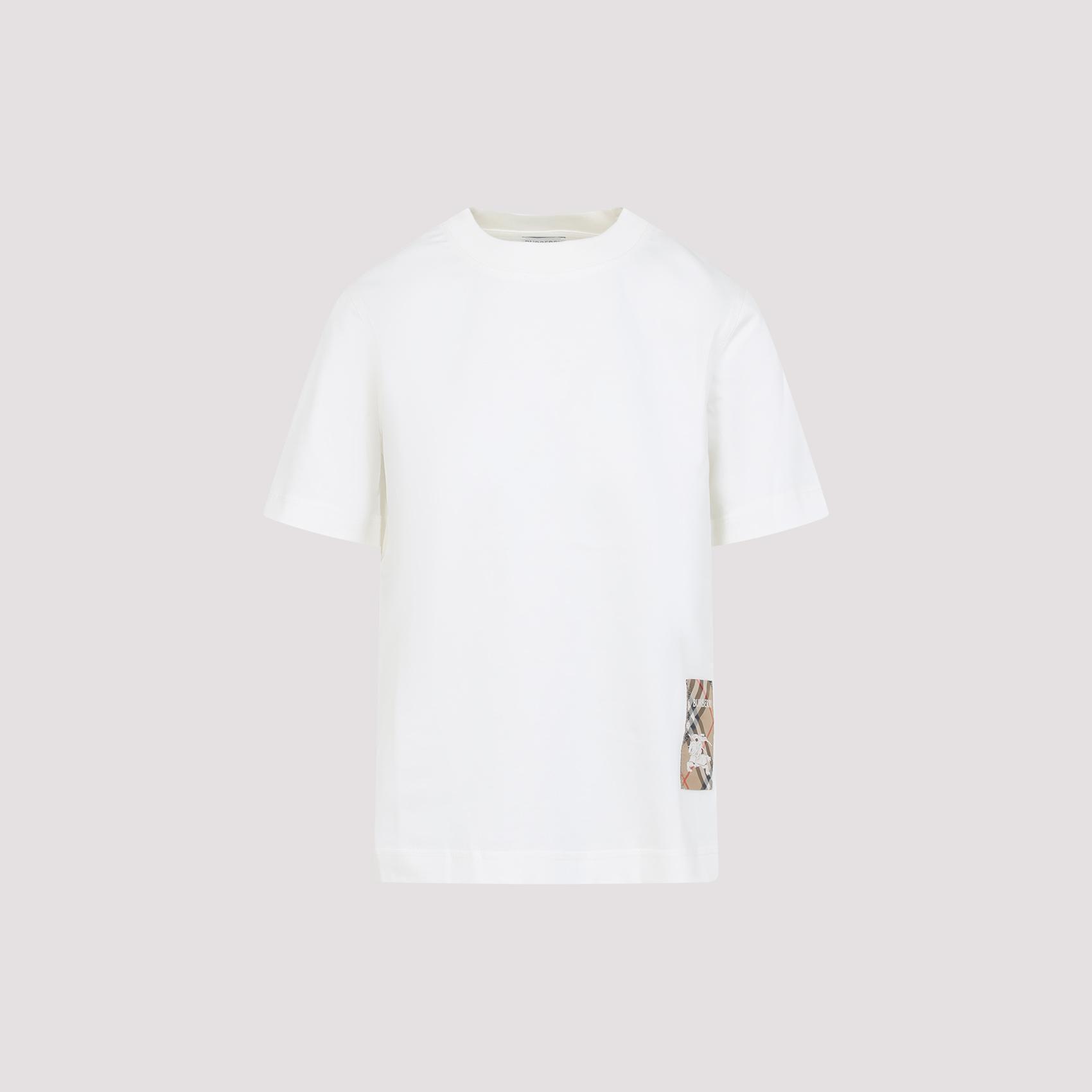 burberry t-shirt nude & neutrals cotton tshirt - women