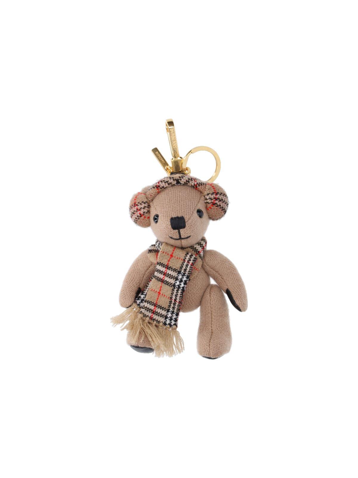 burberry thomas teddy bear keyring charm