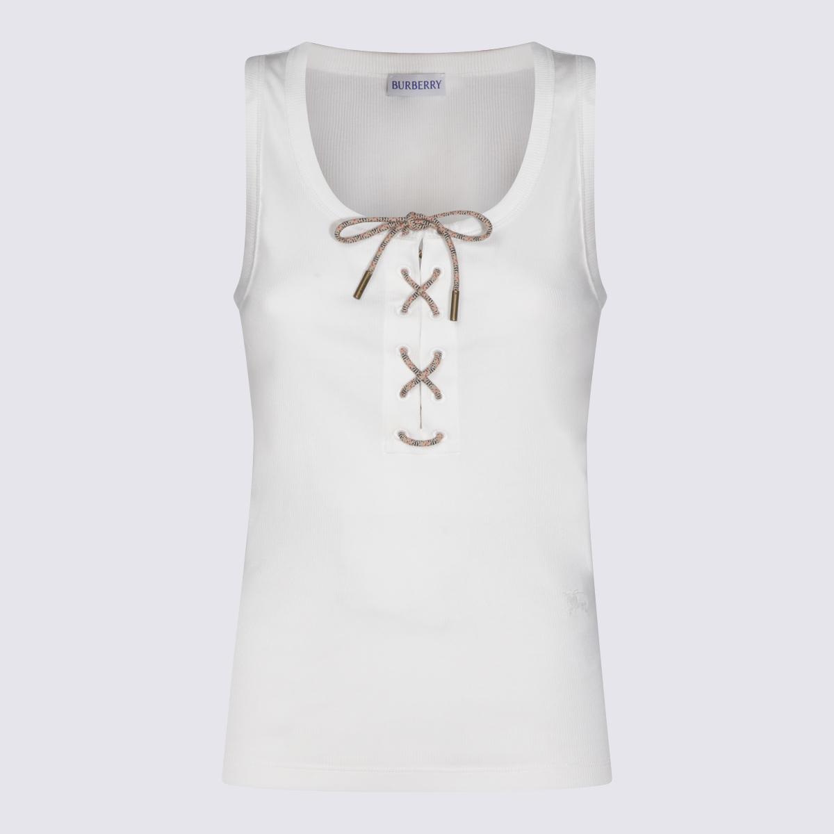 burberry top chalk co ea - women