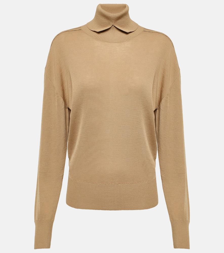 burberry turtleneck wool top